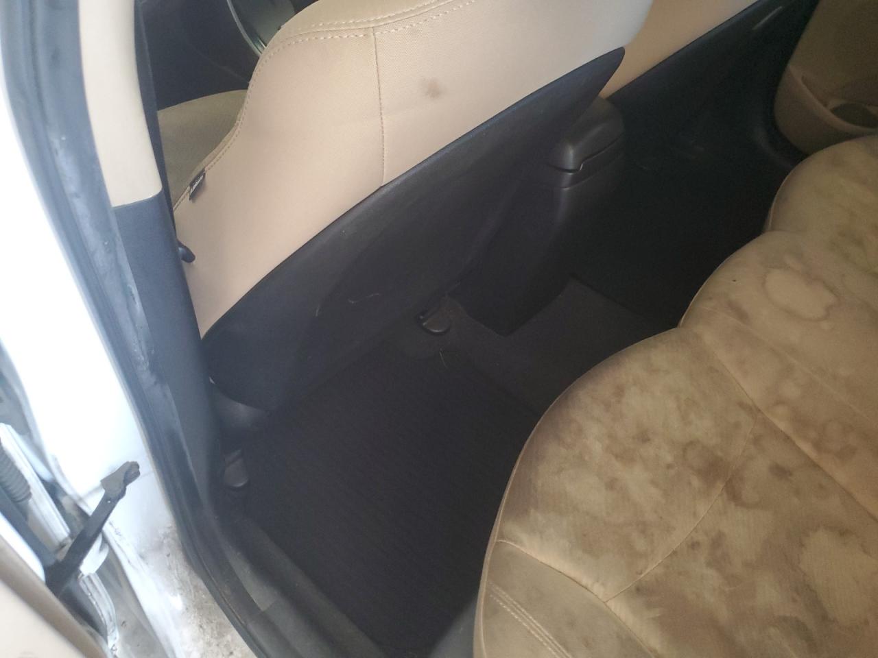 2013 Hyundai Elantra Gls White vin: 5NPDH4AE6DH340905 Damage: Left Rear Seat, Stained, Permanent