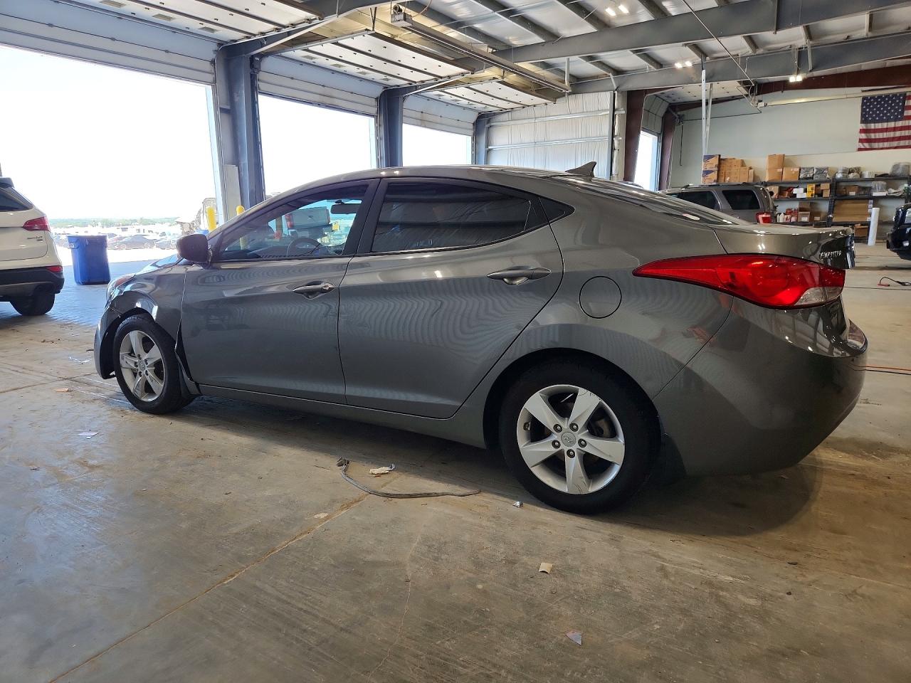 2013 Hyundai Elantra Gls Gray vin: 5NPDH4AE6DH341133
