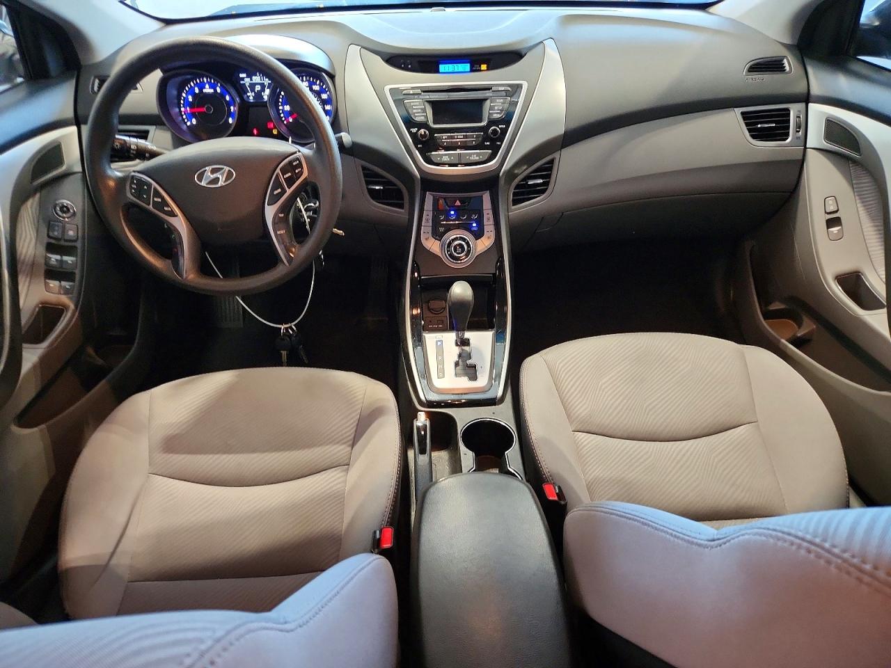 2013 Hyundai Elantra Gls Gray vin: 5NPDH4AE6DH341133