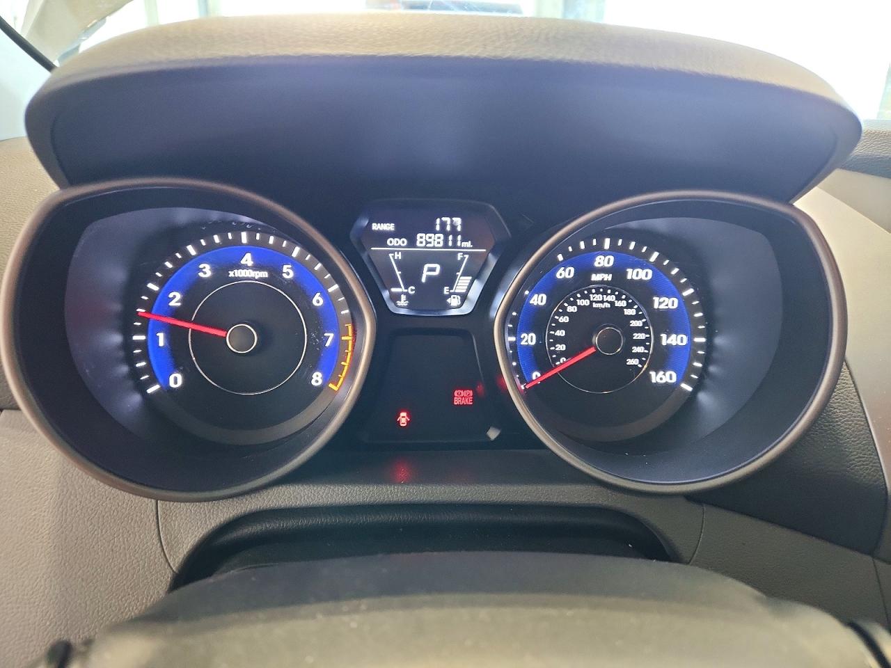 2013 Hyundai Elantra Gls Gray vin: 5NPDH4AE6DH341133