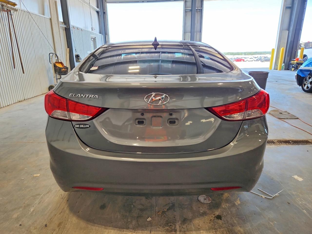 2013 Hyundai Elantra Gls Gray vin: 5NPDH4AE6DH341133
