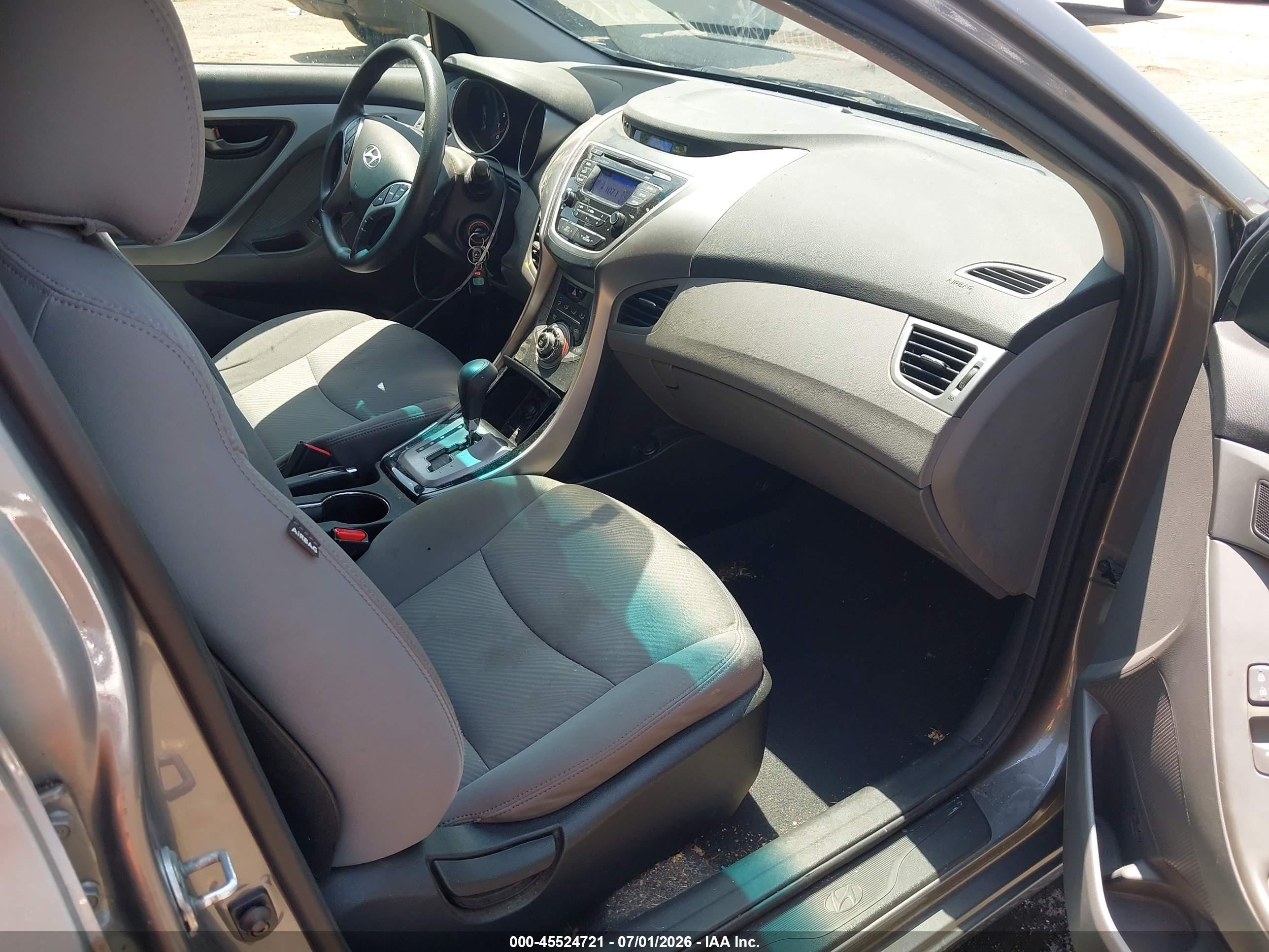 2013 Hyundai Elantra Gls Silver vin: 5NPDH4AE6DH343920