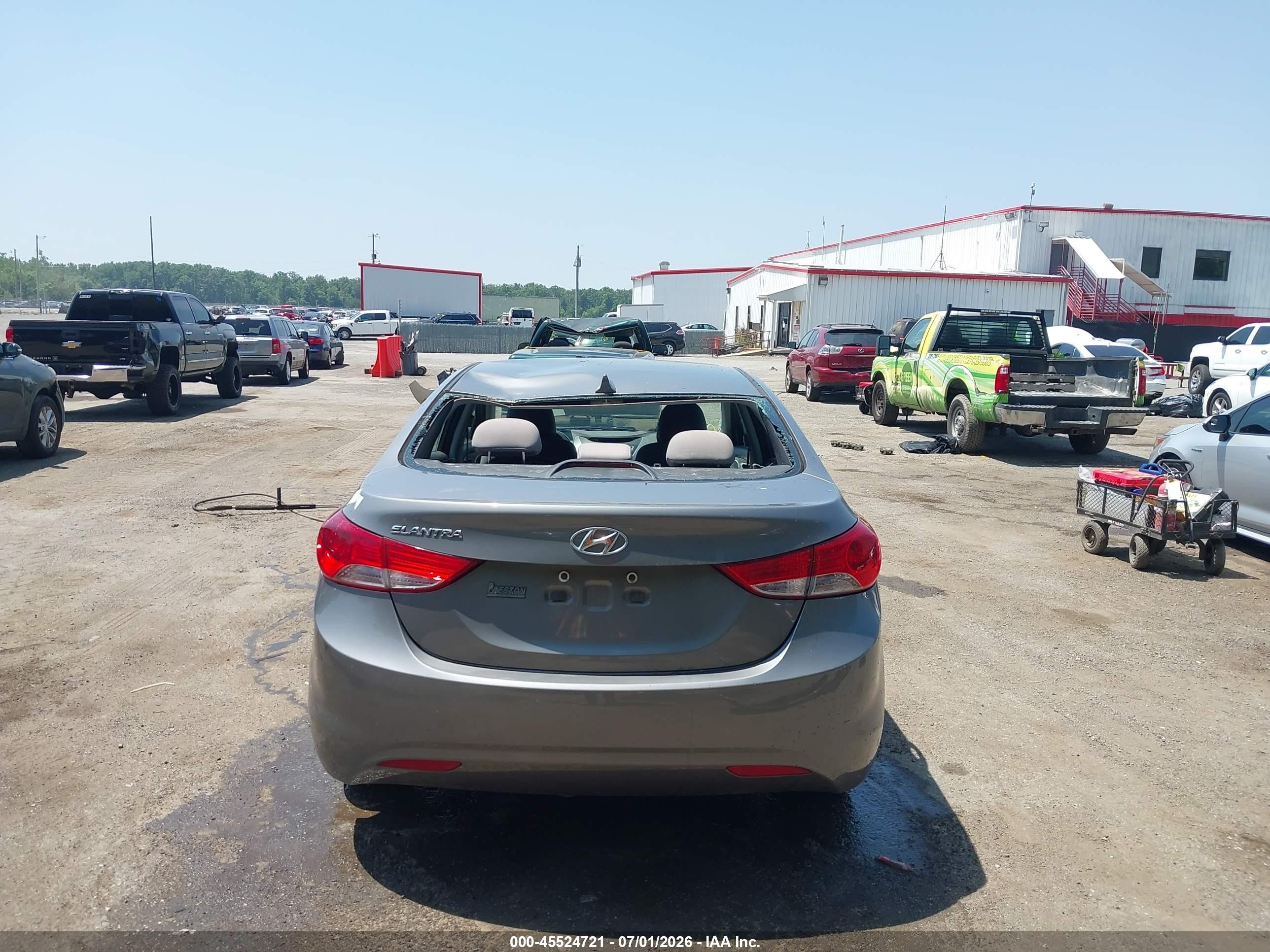 2013 Hyundai Elantra Gls Silver vin: 5NPDH4AE6DH343920