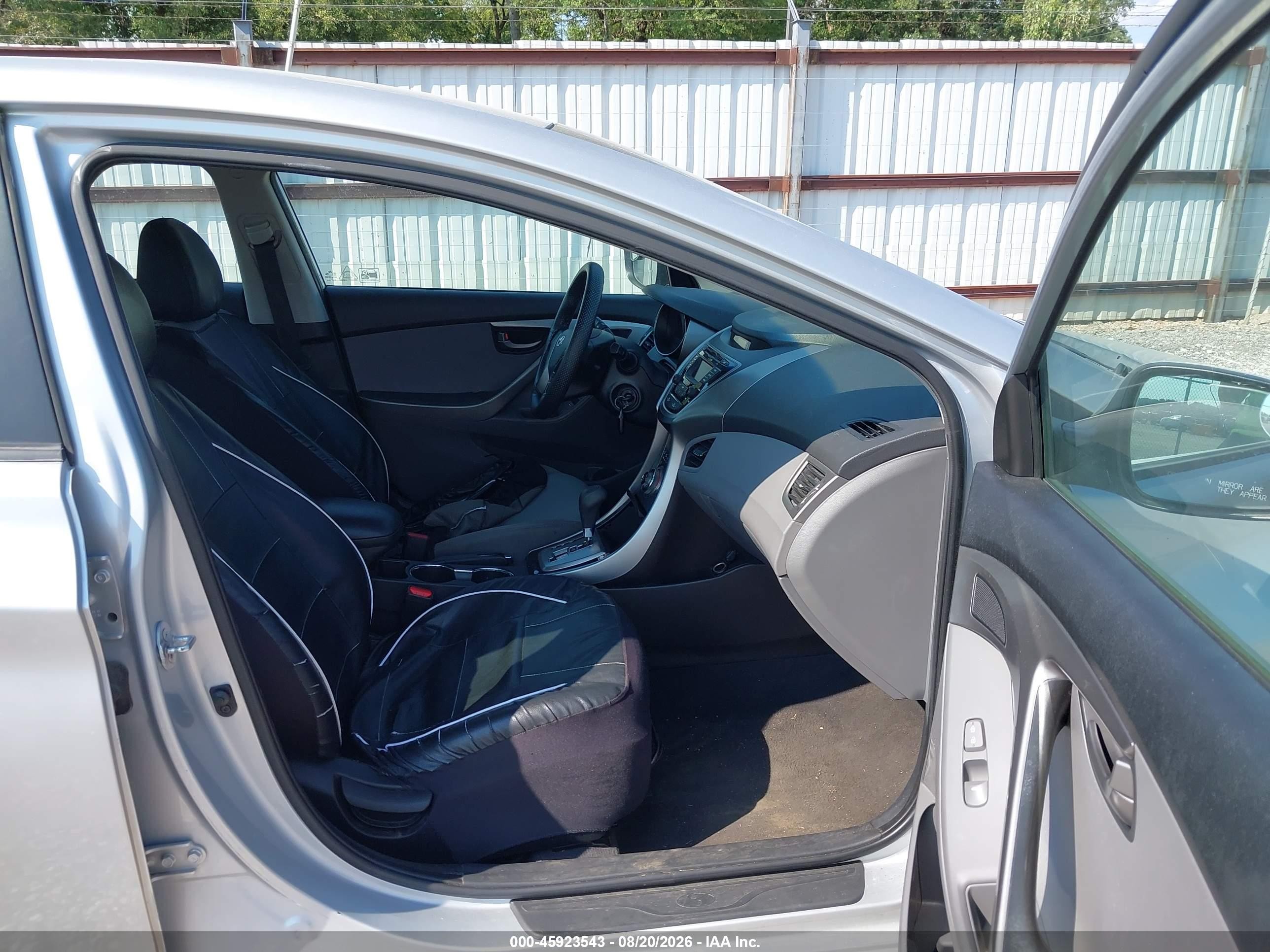 2013 Hyundai Elantra Gls Silver vin: 5NPDH4AE6DH361494