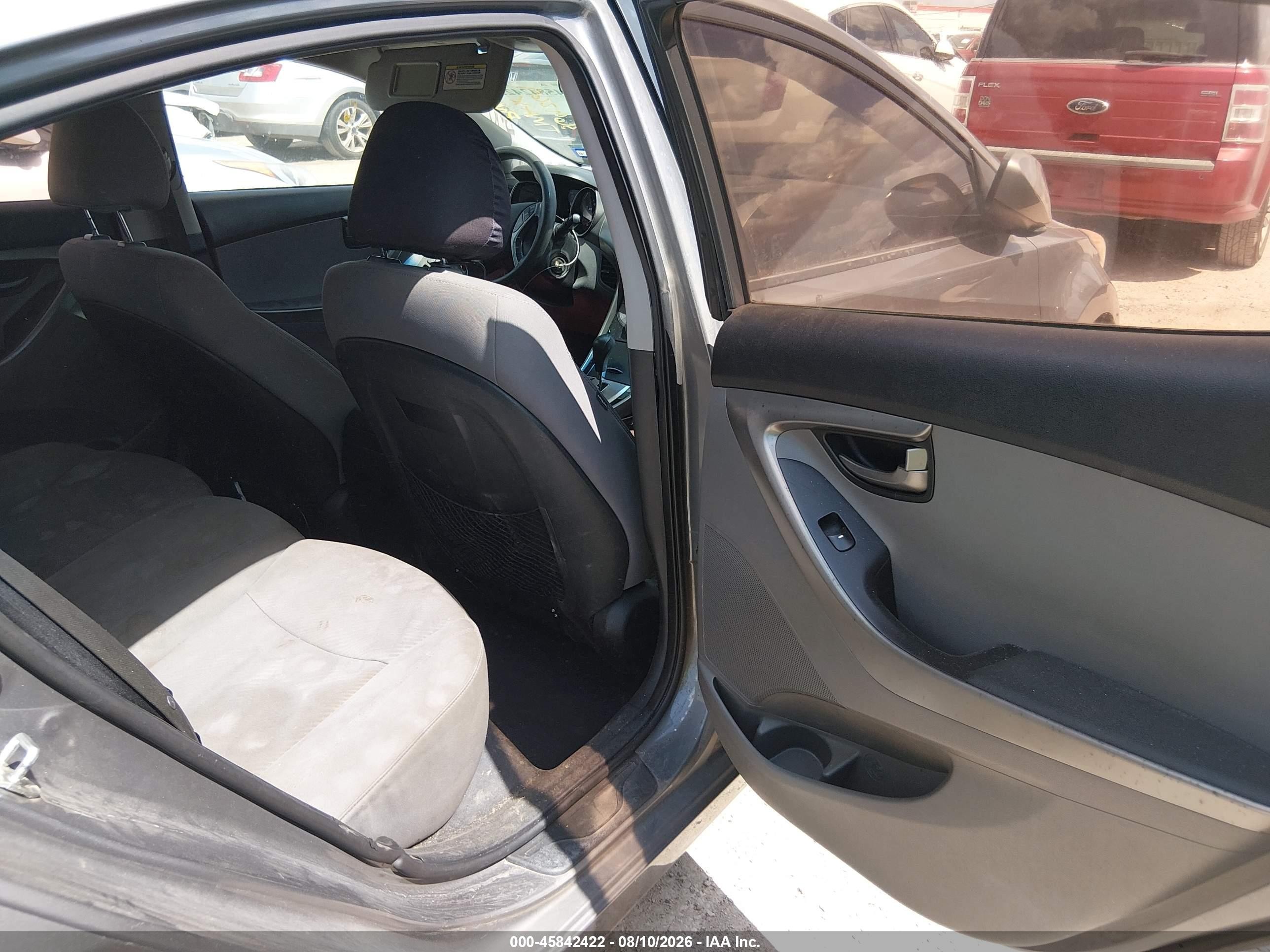 2013 Hyundai Elantra Gls Gray vin: 5NPDH4AE6DH369269
