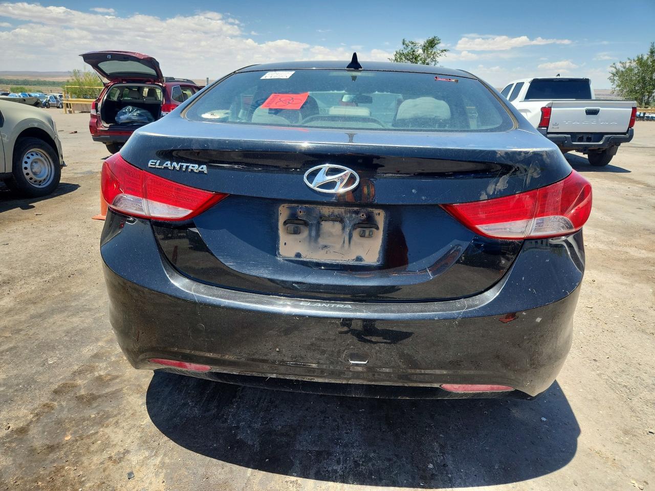 2013 Hyundai Elantra Gls Black vin: 5NPDH4AE6DH372785