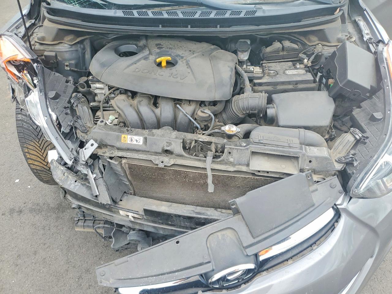 2013 Hyundai Elantra Gls Серый vin: 5NPDH4AE6DH380398