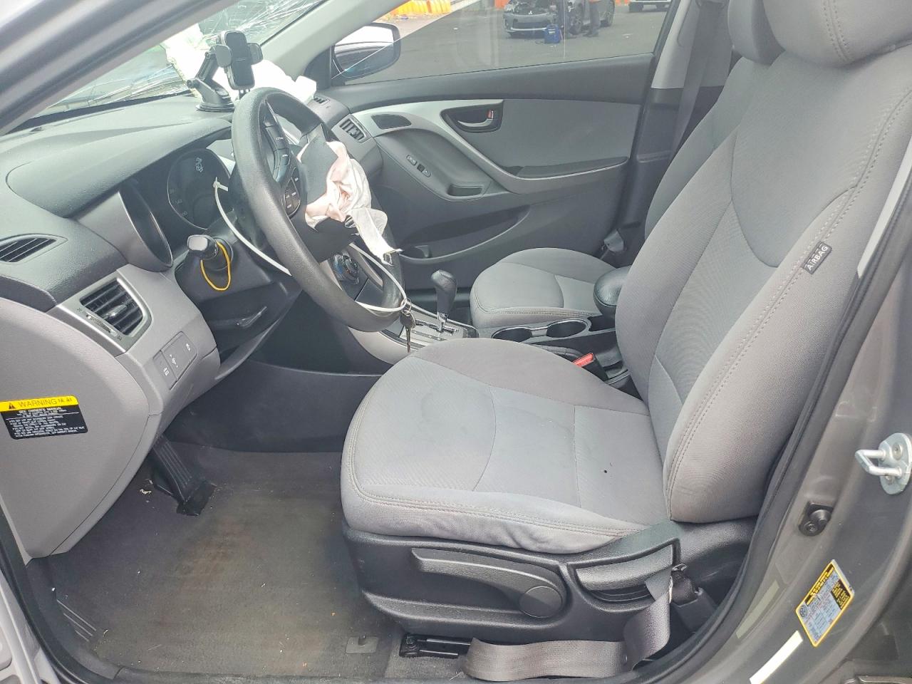 2013 Hyundai Elantra Gls Серый vin: 5NPDH4AE6DH380398