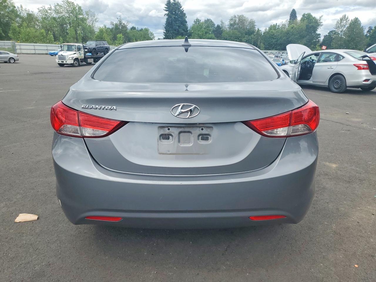 2013 Hyundai Elantra Gls Серый vin: 5NPDH4AE6DH380398