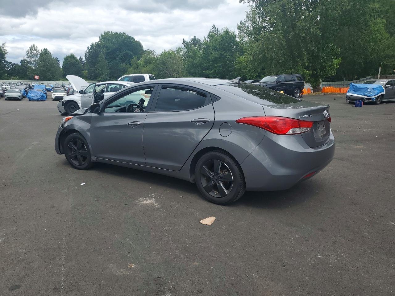 2013 Hyundai Elantra Gls Серый vin: 5NPDH4AE6DH380398