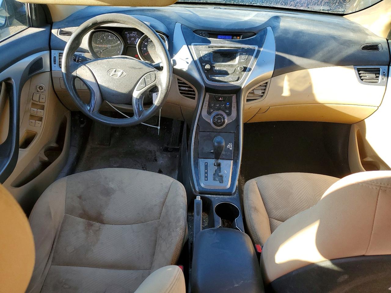 2013 Hyundai Elantra Gls Black vin: 5NPDH4AE6DH381163