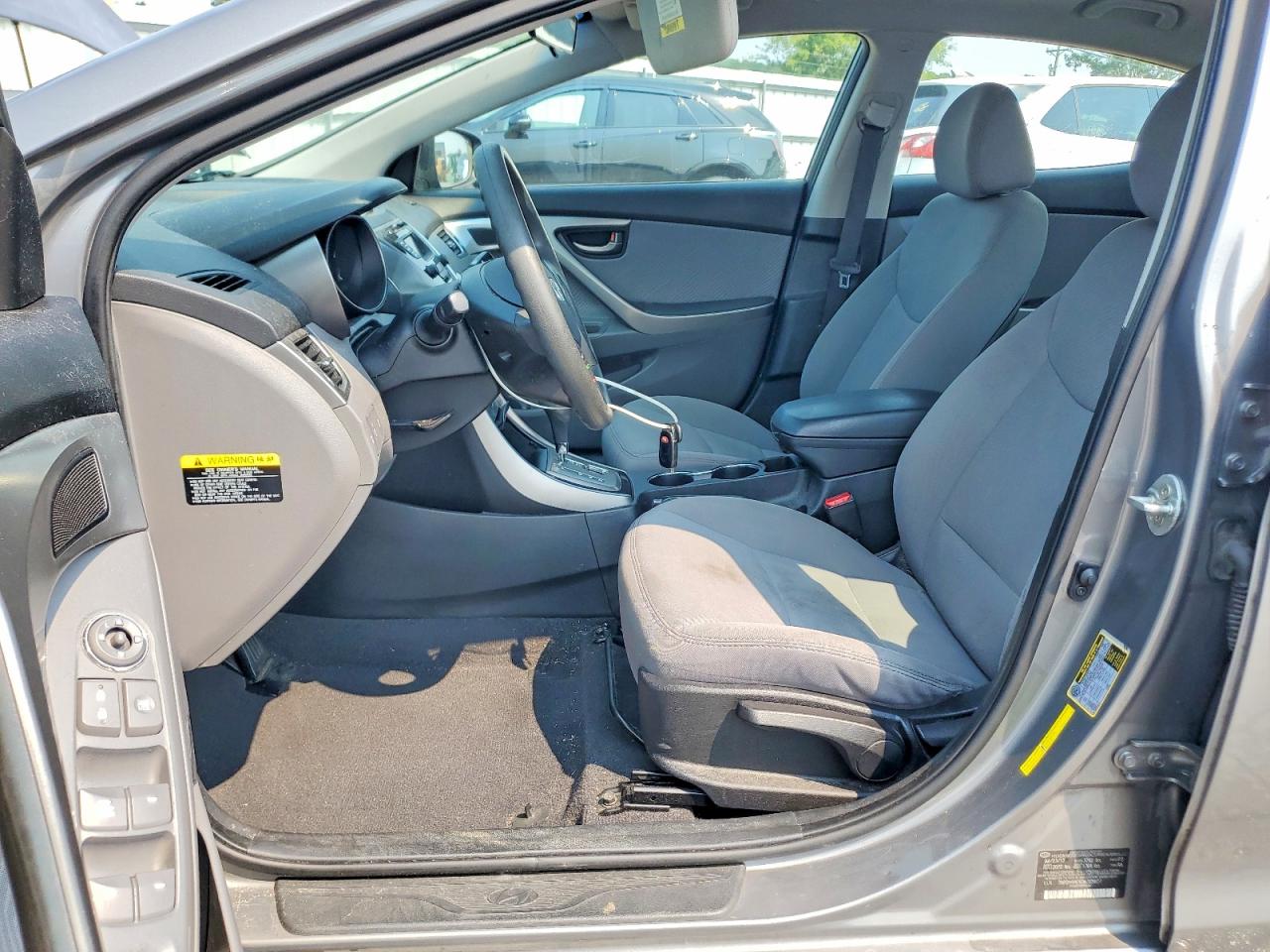 2013 Hyundai Elantra Gls Gray vin: 5NPDH4AE6DH385827