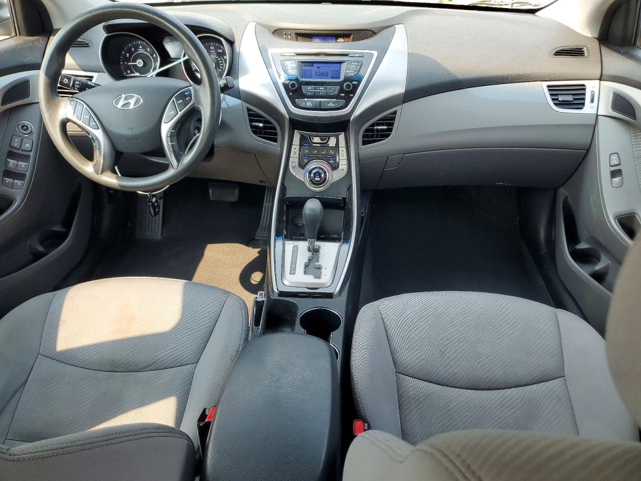 2013 Hyundai Elantra Gls Gray vin: 5NPDH4AE6DH385827