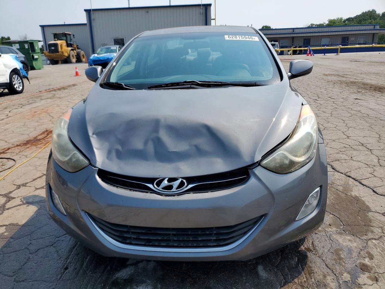 2013 Hyundai Elantra Gls Gray vin: 5NPDH4AE6DH385827