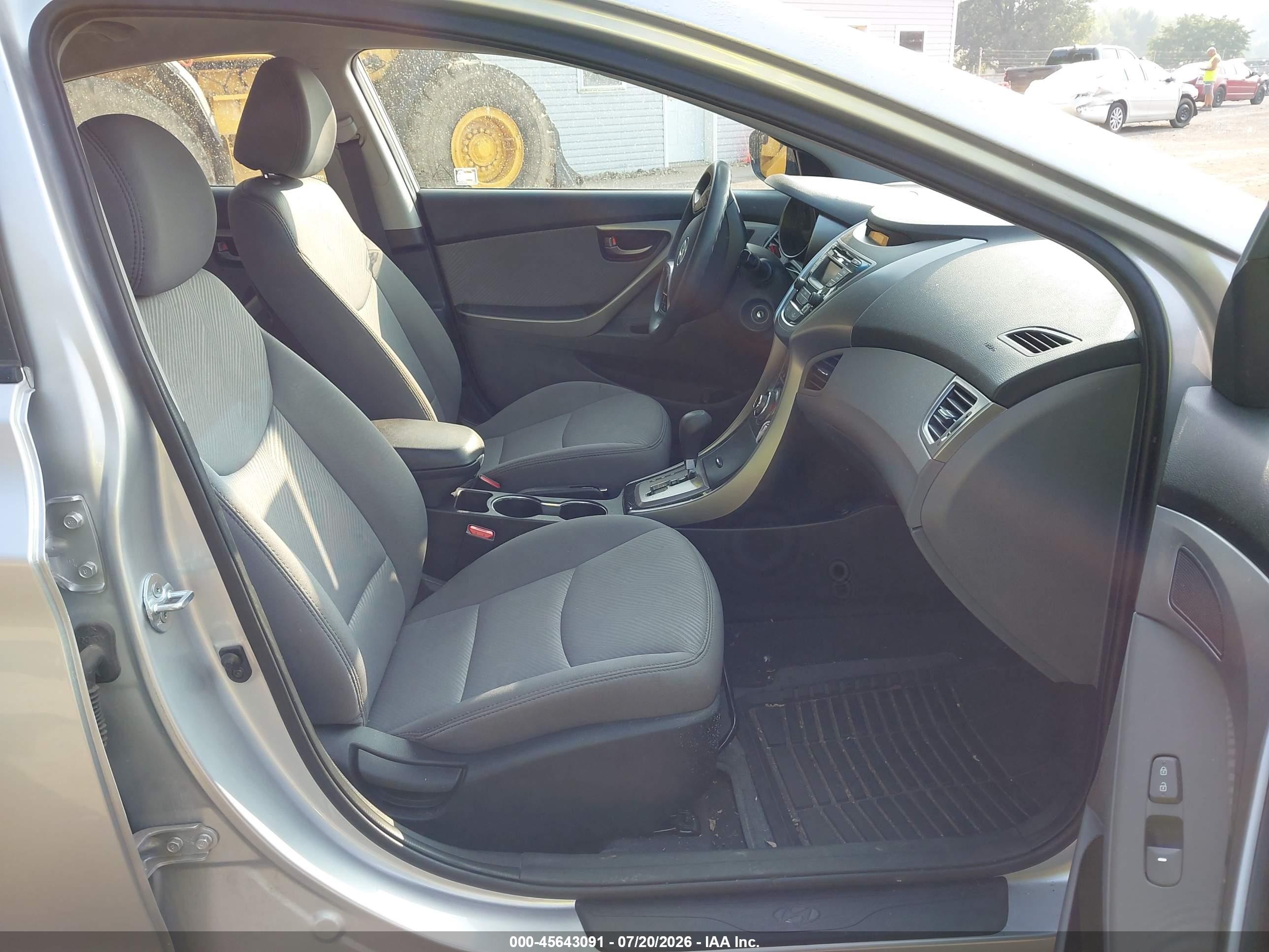 2013 Hyundai Elantra Gls Silver vin: 5NPDH4AE6DH392714