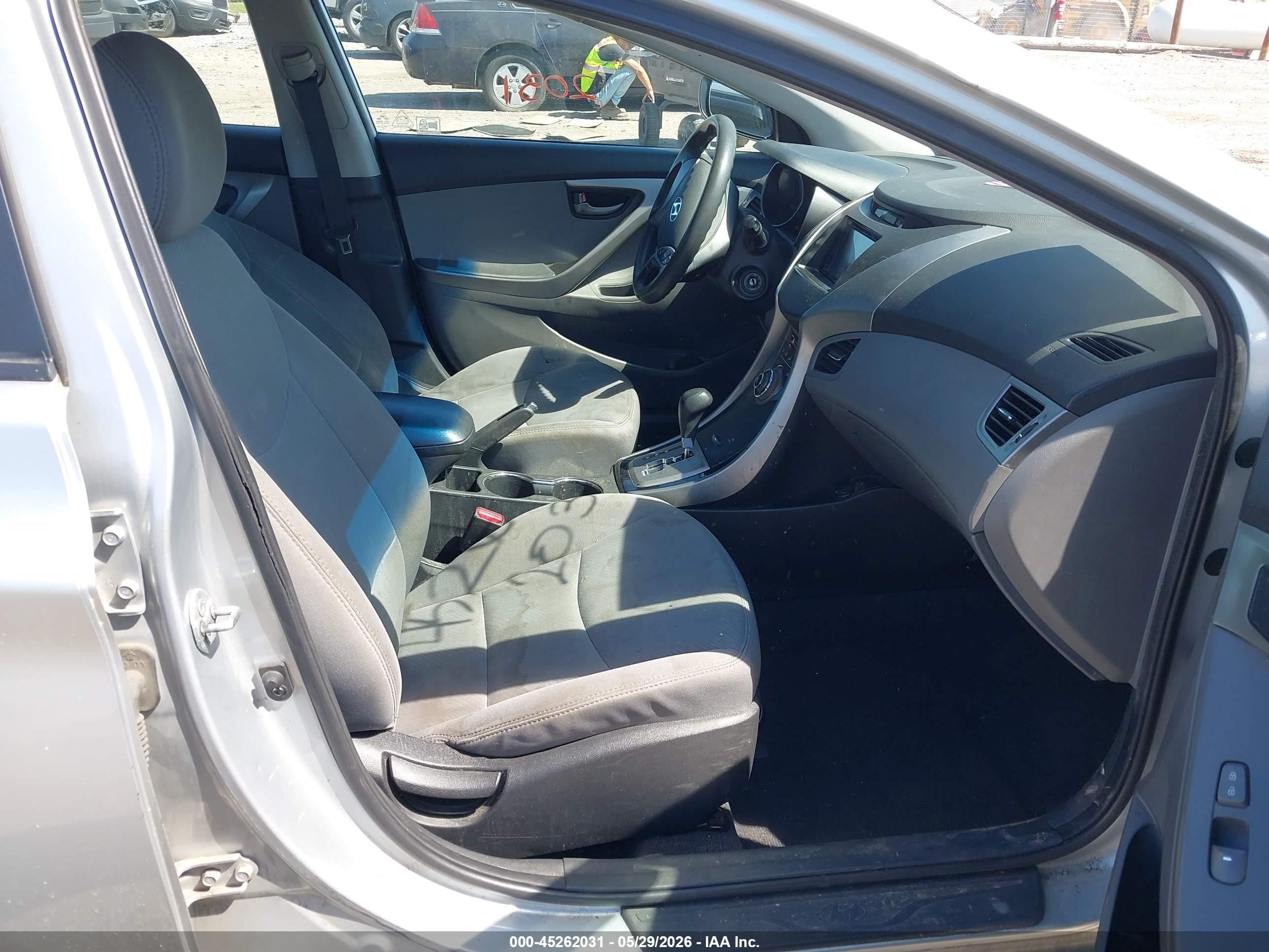 2013 Hyundai Elantra Gls Silver vin: 5NPDH4AE6DH397752