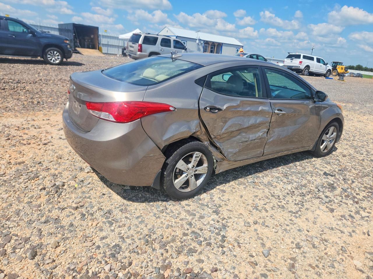 2013 Hyundai Elantra Gls Gray vin: 5NPDH4AE6DH401766
