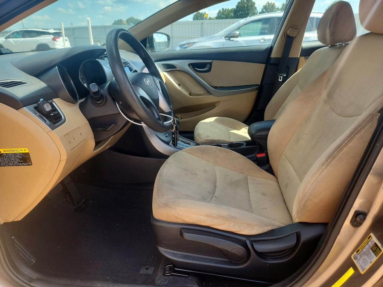 2013 Hyundai Elantra Gls Gray vin: 5NPDH4AE6DH401766