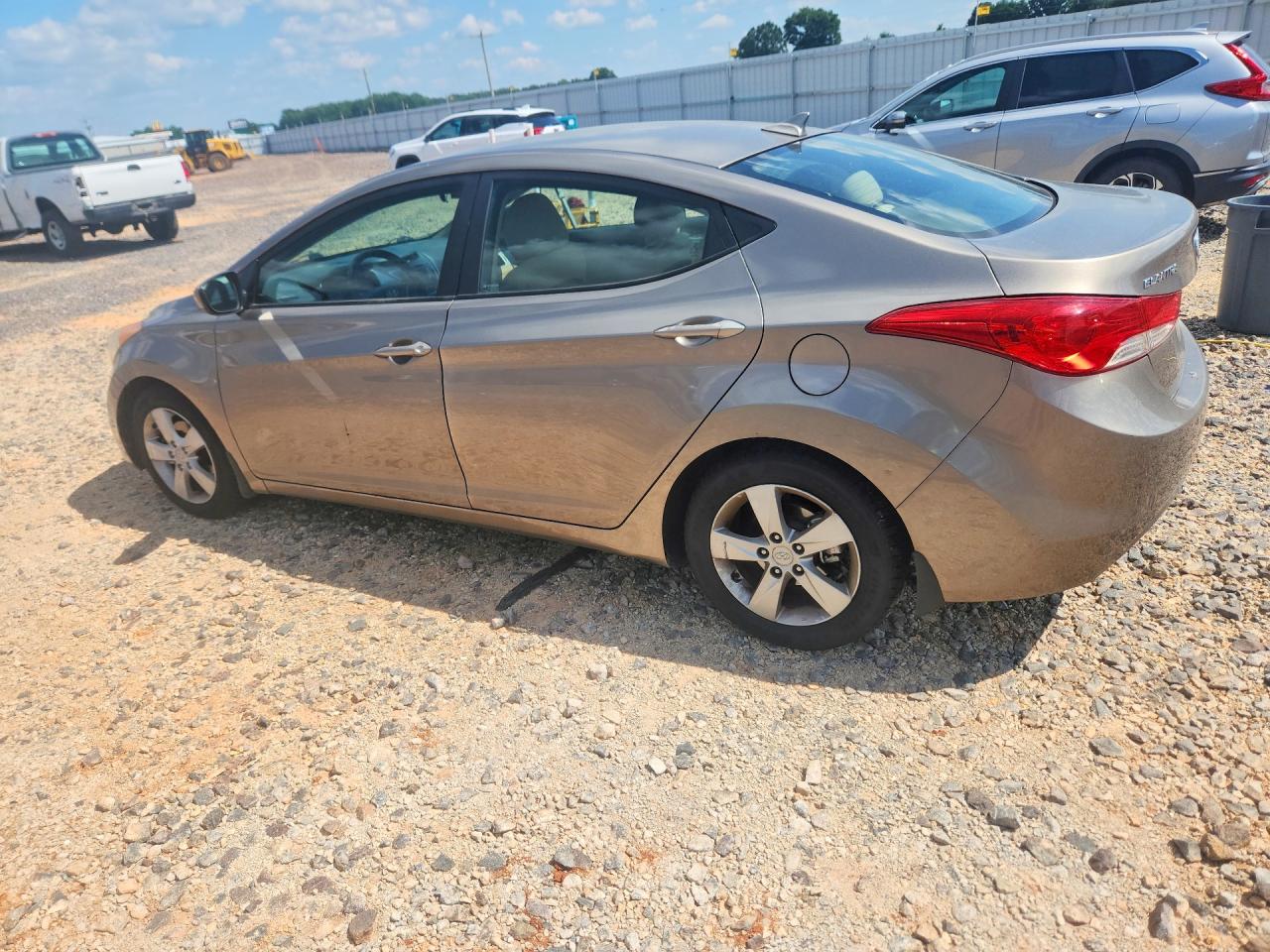 2013 Hyundai Elantra Gls Gray vin: 5NPDH4AE6DH401766