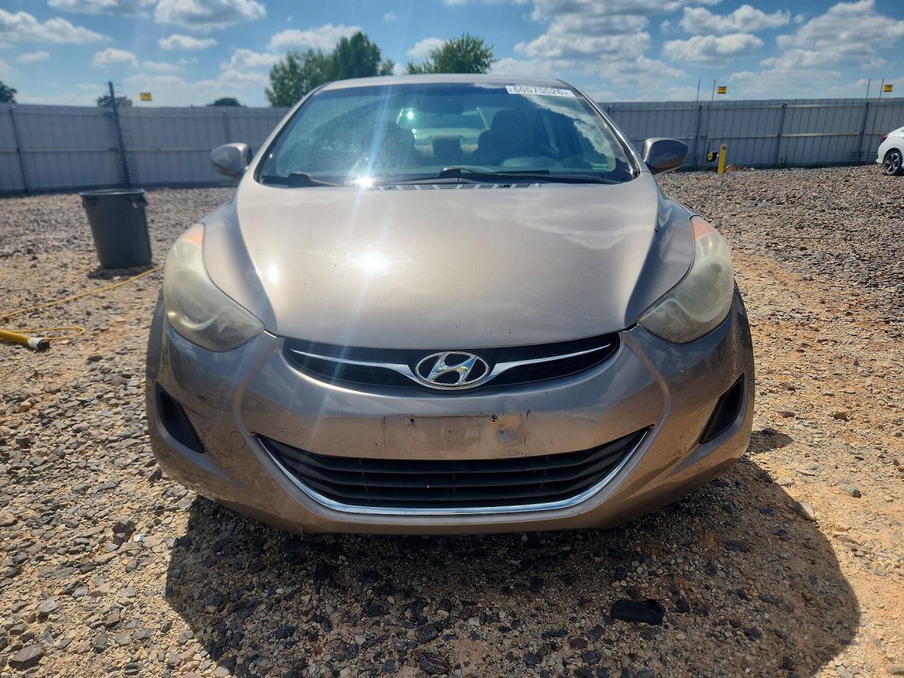 2013 Hyundai Elantra Gls Gray vin: 5NPDH4AE6DH401766