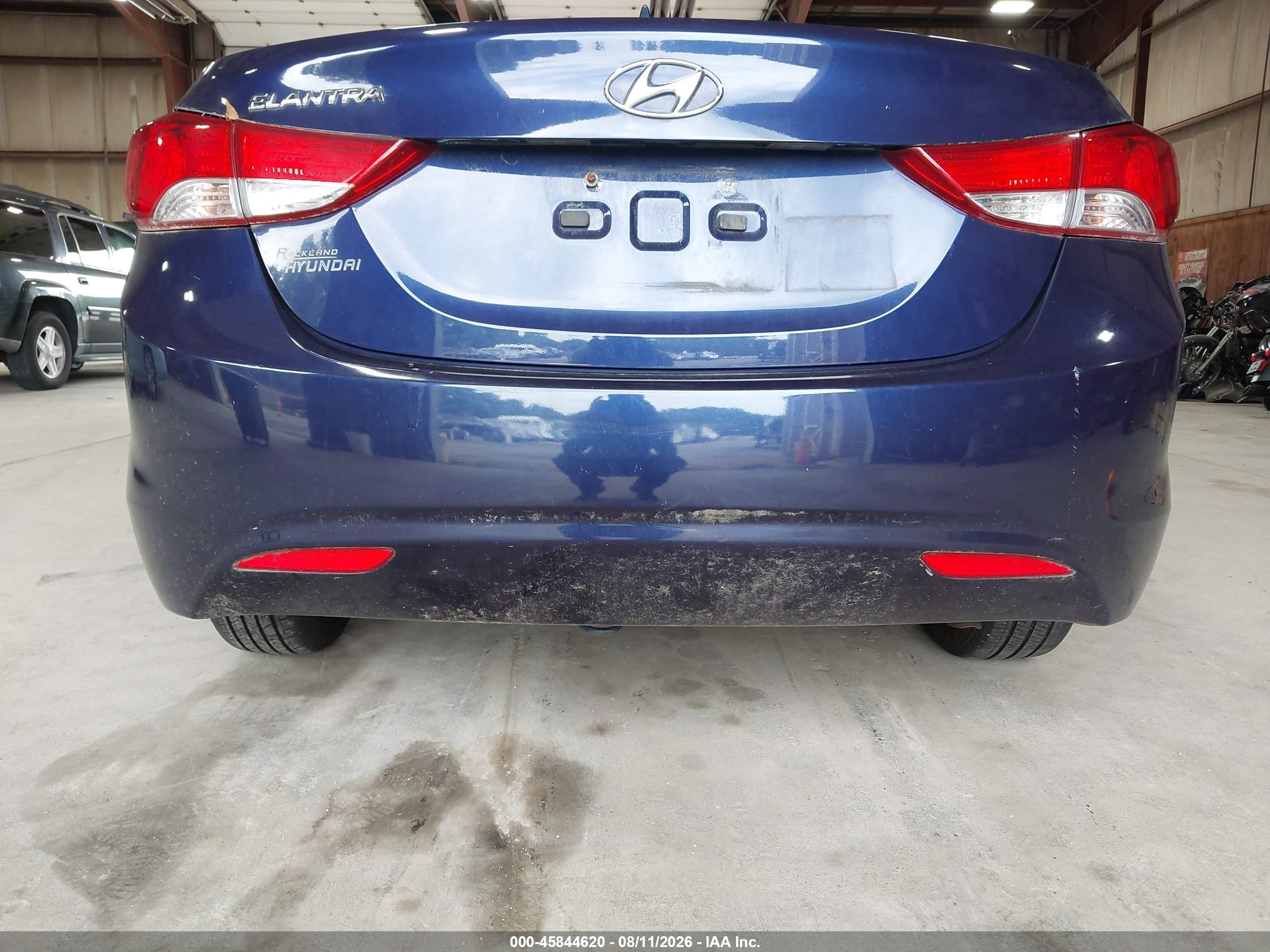2013 Hyundai Elantra Gls Dark Blue vin: 5NPDH4AE6DH409348