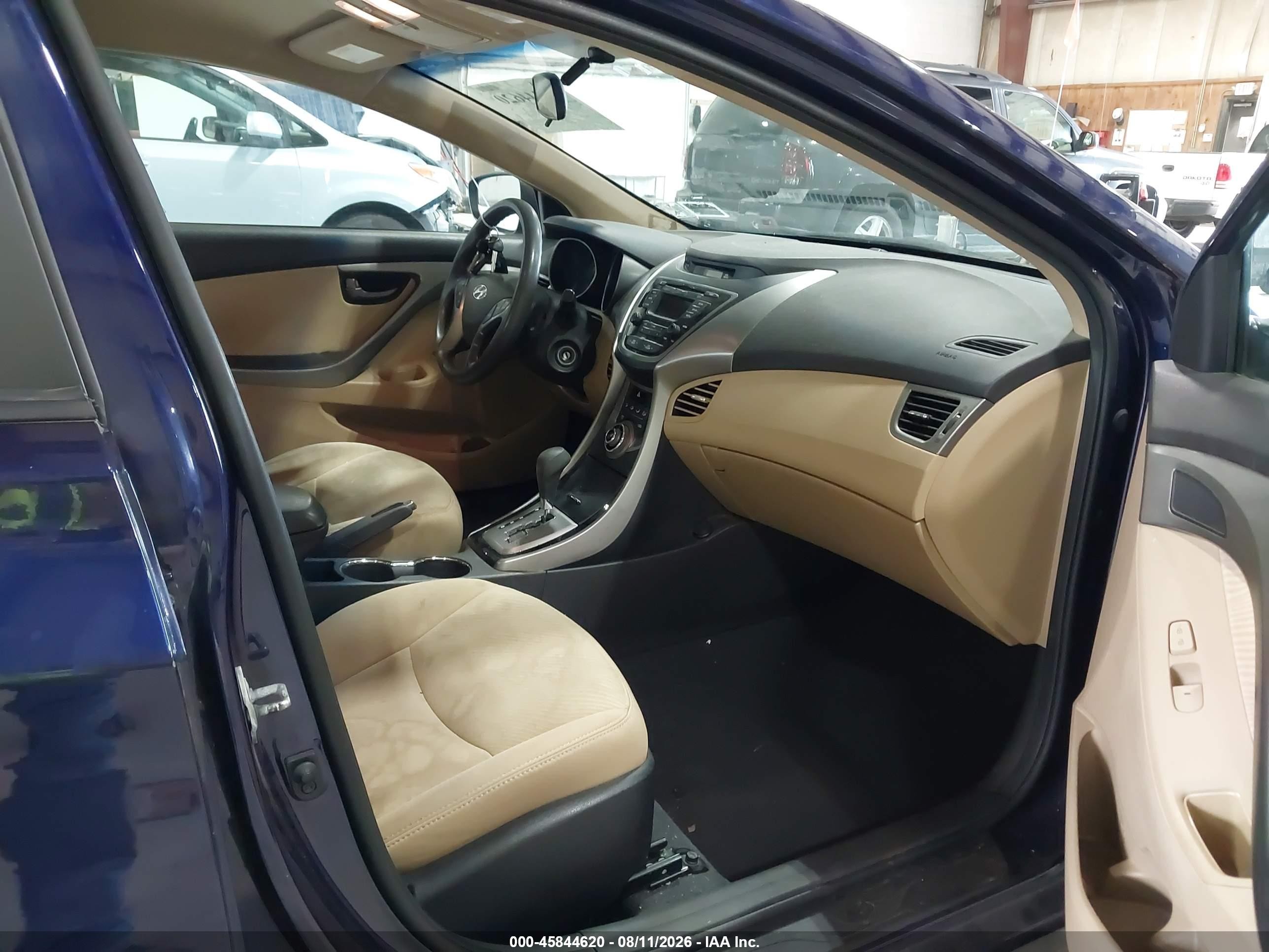 2013 Hyundai Elantra Gls Dark Blue vin: 5NPDH4AE6DH409348