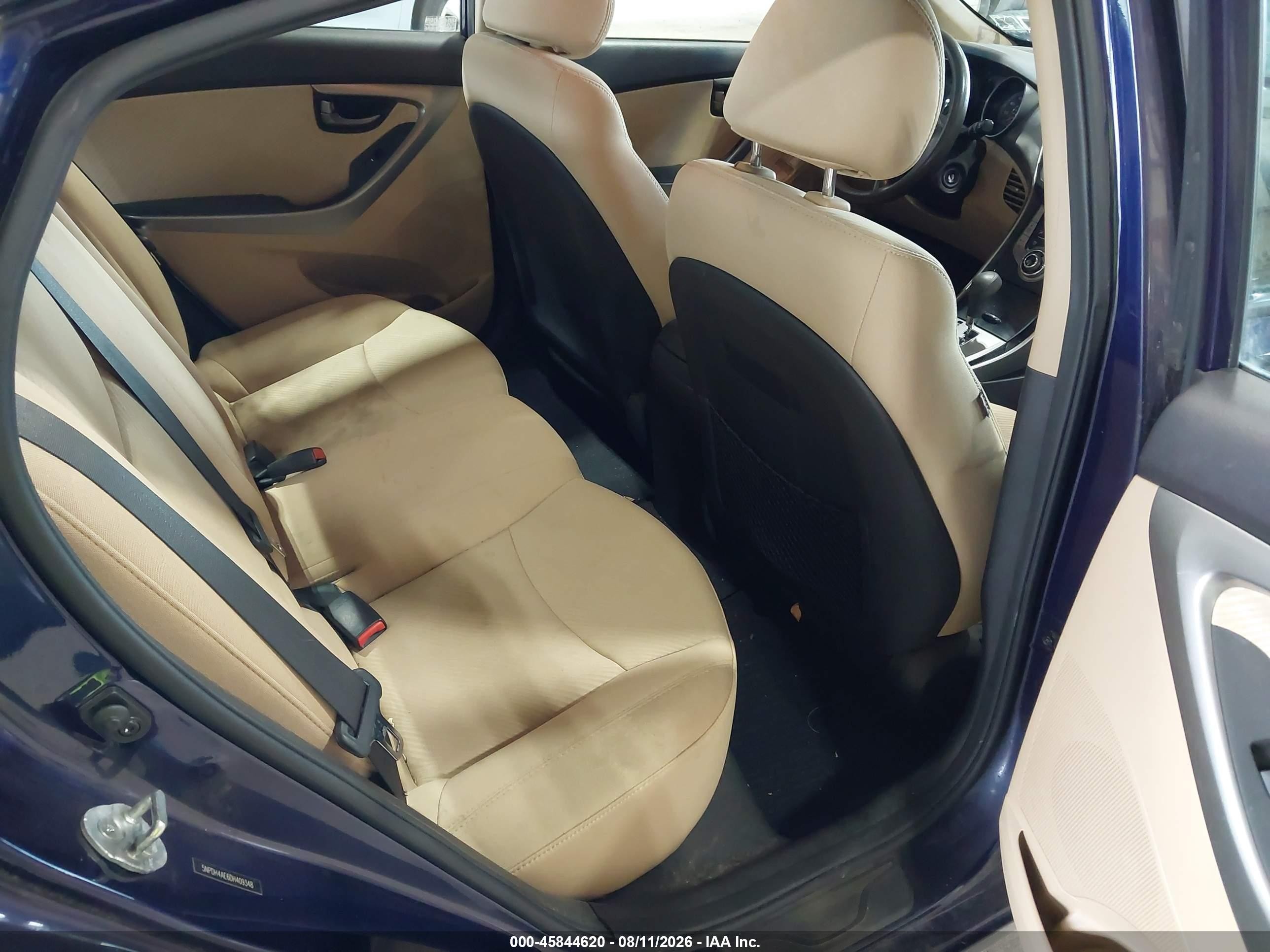 2013 Hyundai Elantra Gls Dark Blue vin: 5NPDH4AE6DH409348