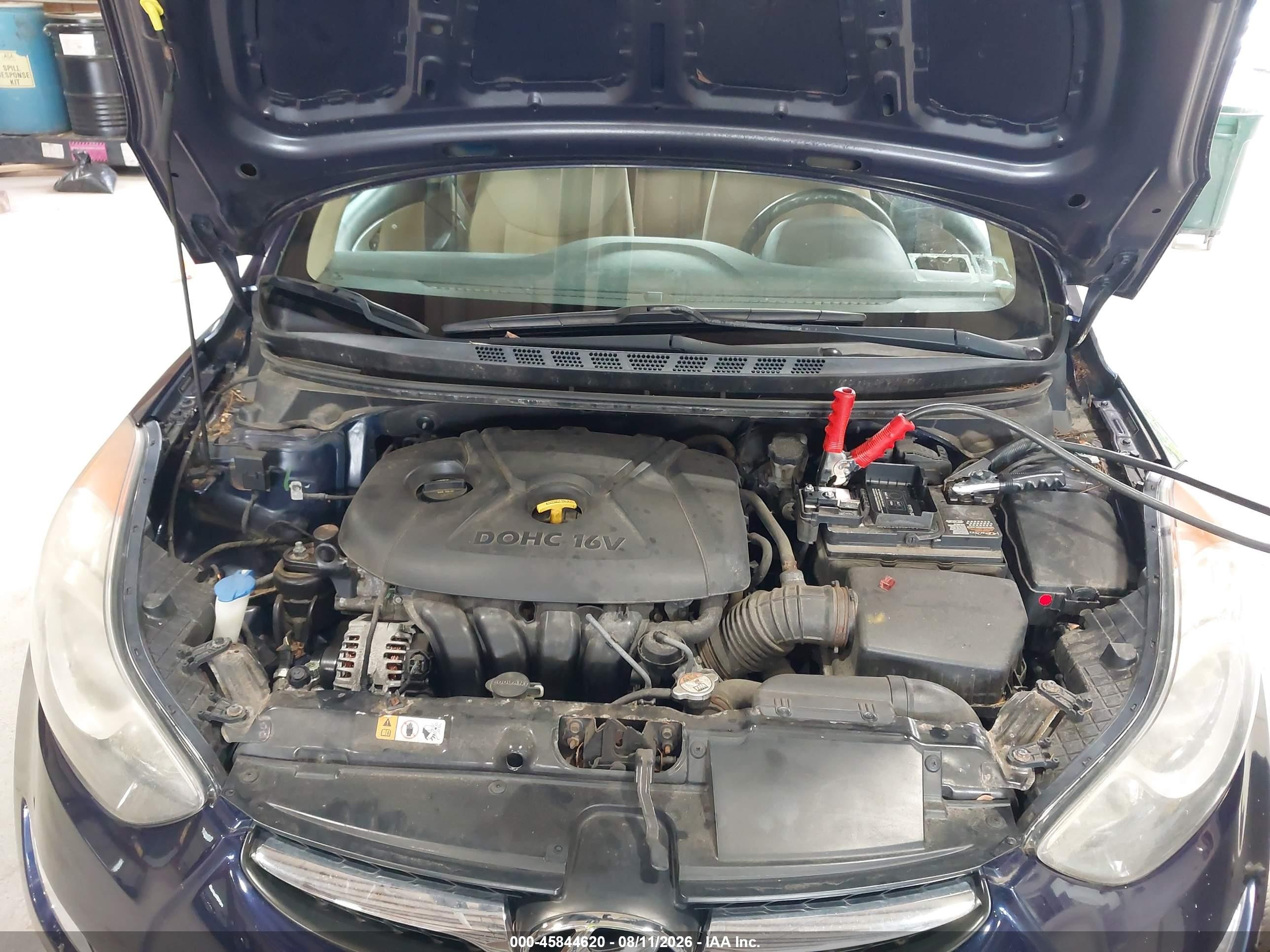 2013 Hyundai Elantra Gls Dark Blue vin: 5NPDH4AE6DH409348