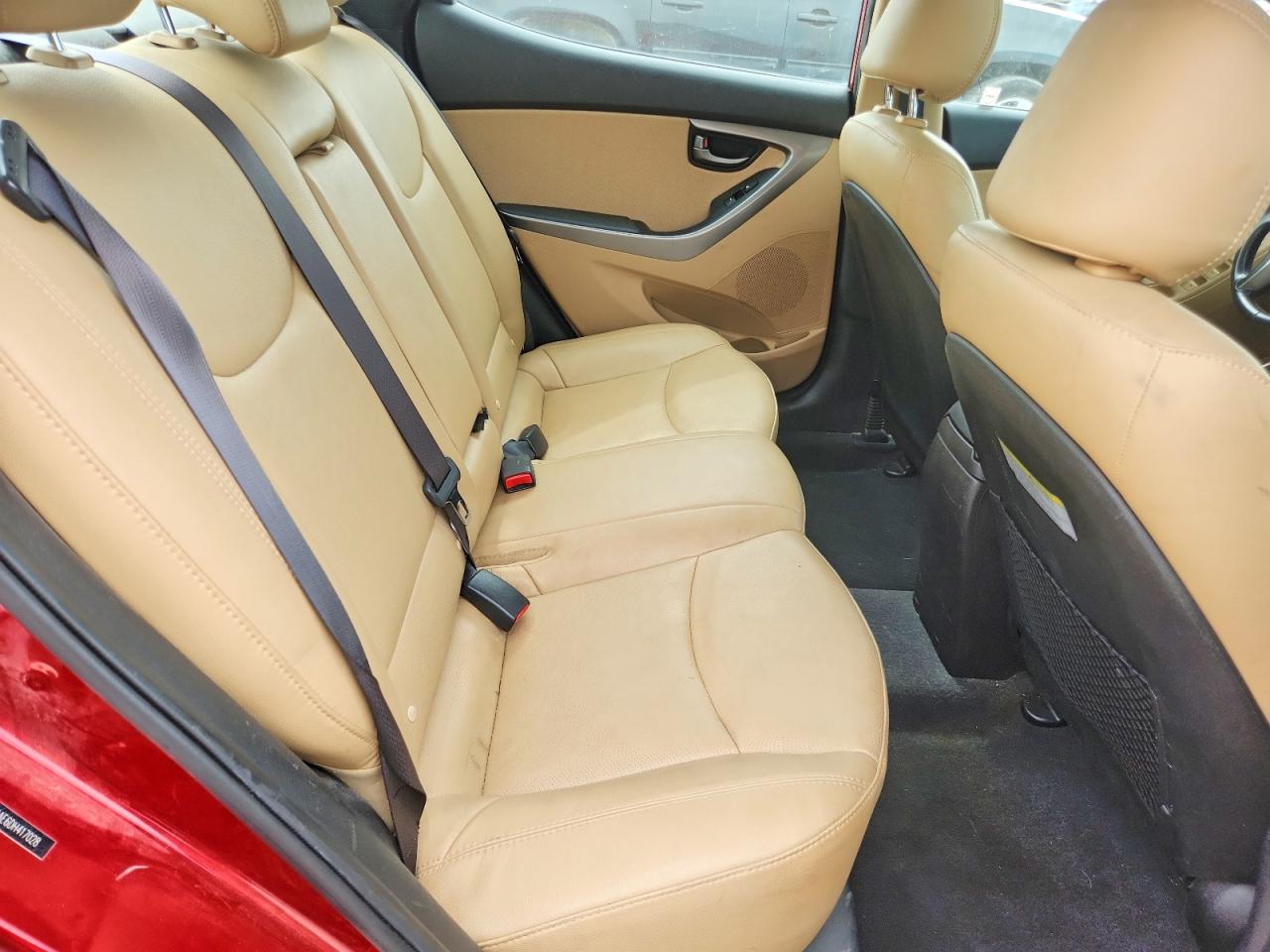 2013 Hyundai Elantra Limited Красный vin: 5NPDH4AE6DH417028