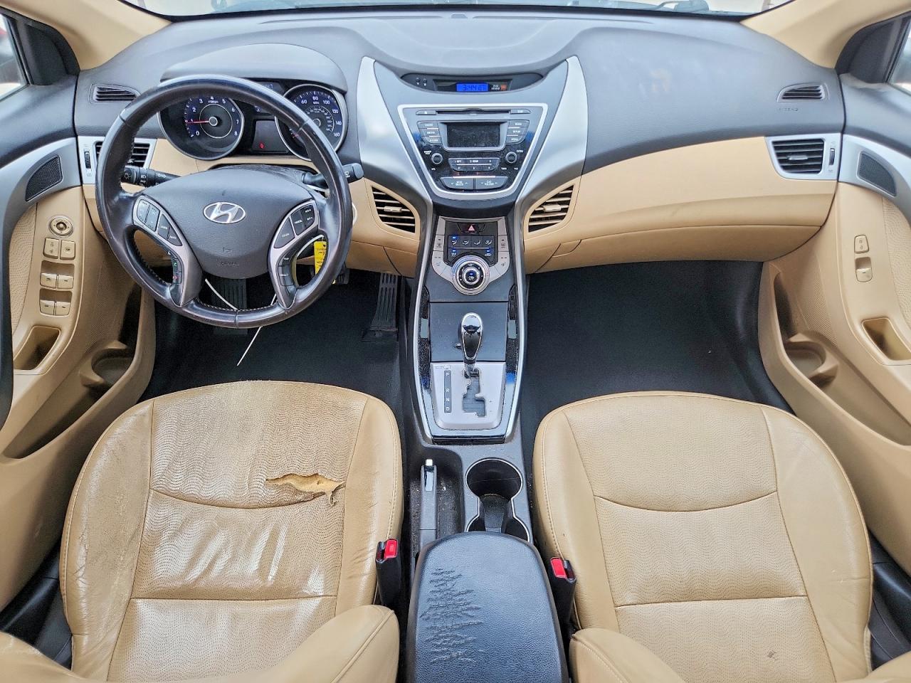 2013 Hyundai Elantra Limited Красный vin: 5NPDH4AE6DH417028