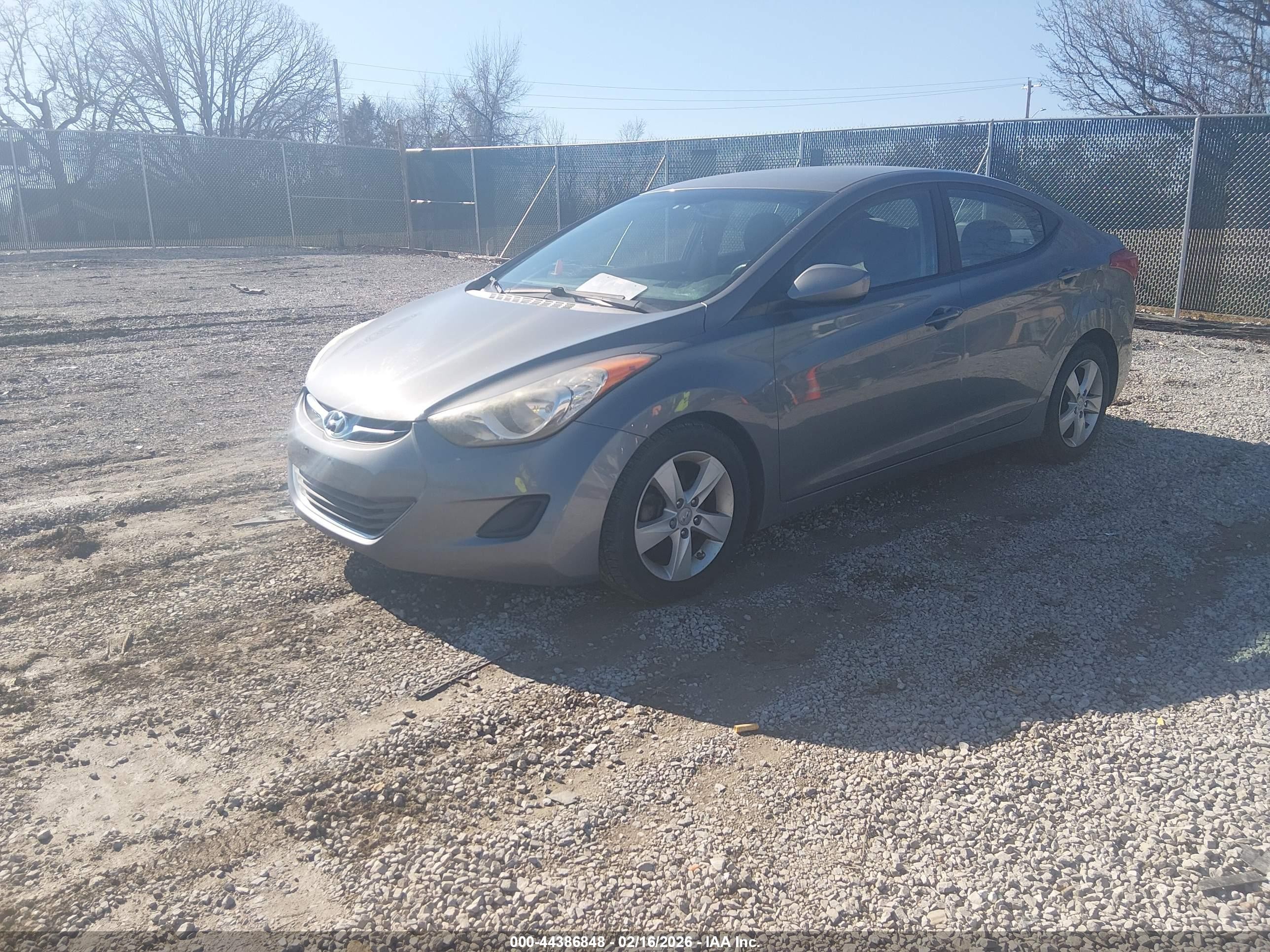 2013 Hyundai Elantra Gls Silver vin: 5NPDH4AE6DH420110