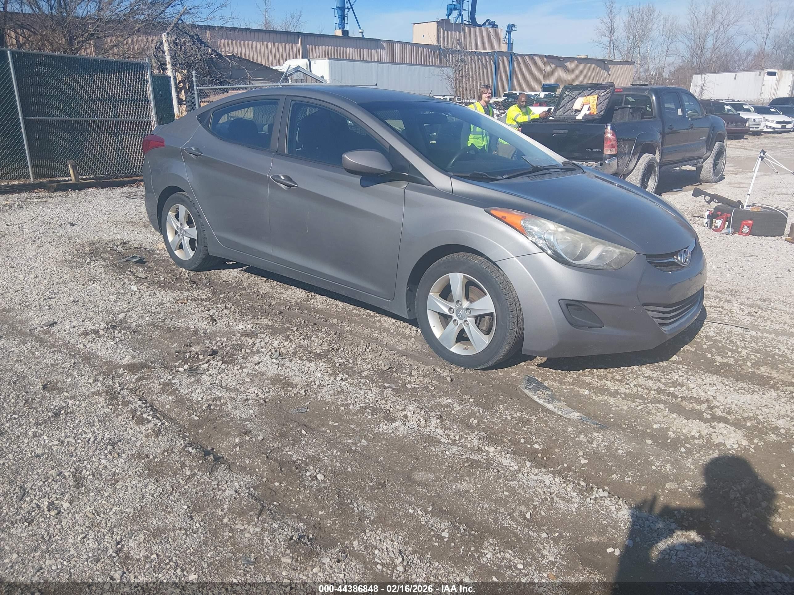 2013 Hyundai Elantra Gls Silver vin: 5NPDH4AE6DH420110