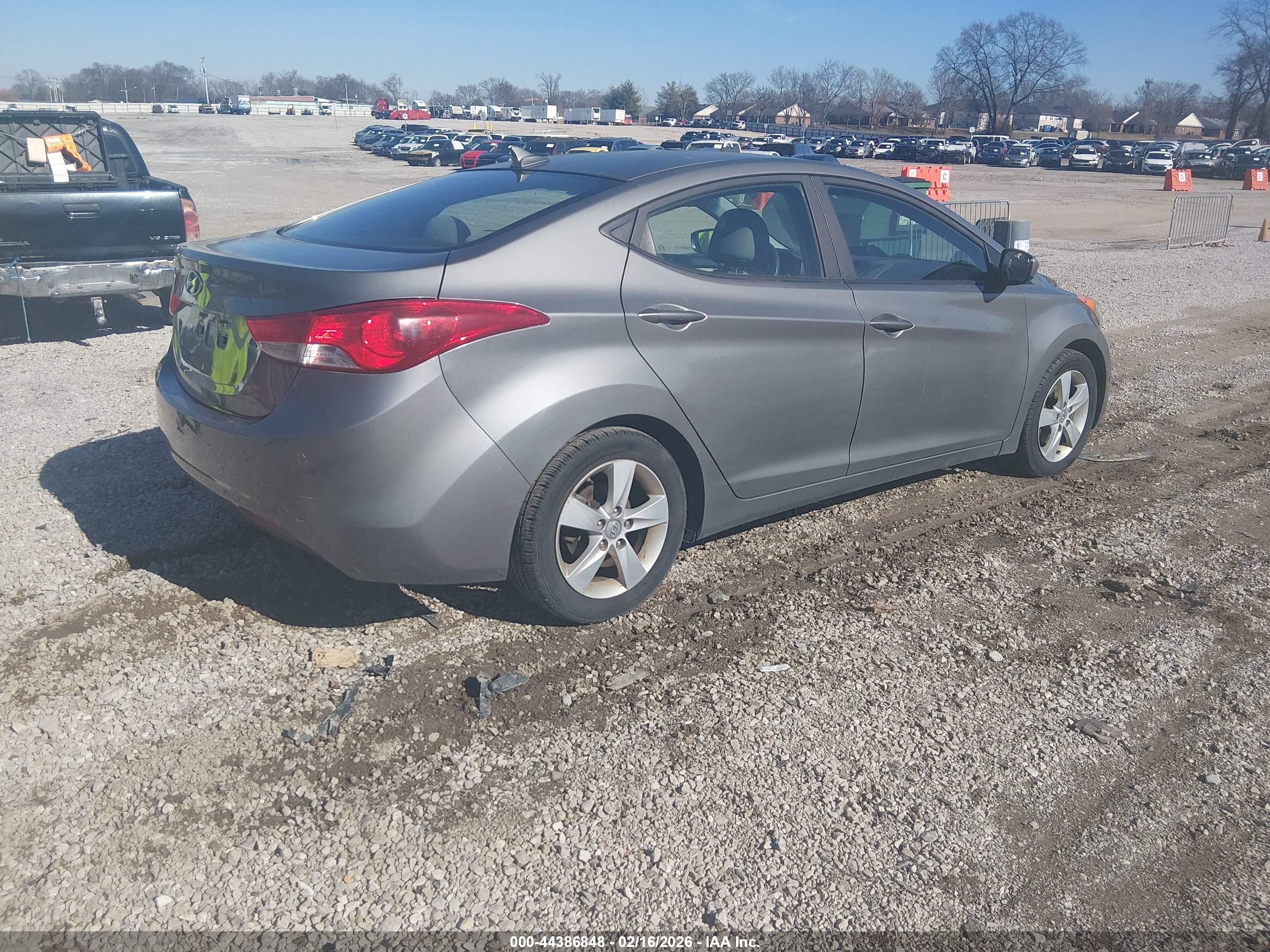 2013 Hyundai Elantra Gls Silver vin: 5NPDH4AE6DH420110