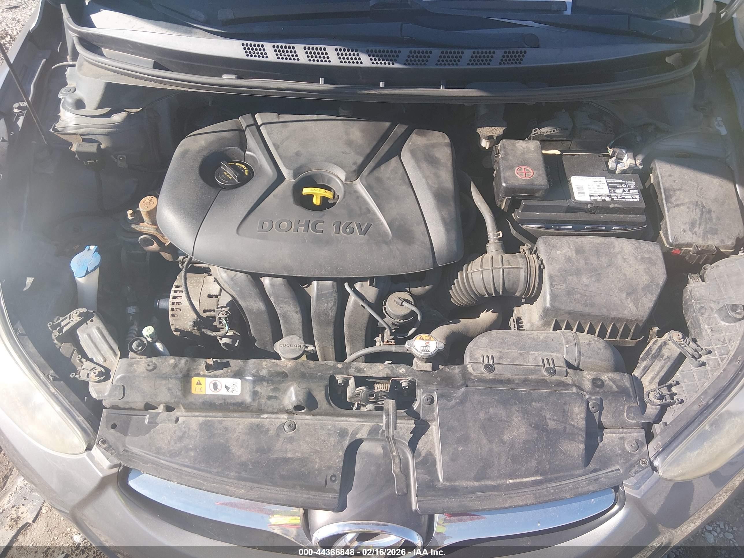 2013 Hyundai Elantra Gls Silver vin: 5NPDH4AE6DH420110