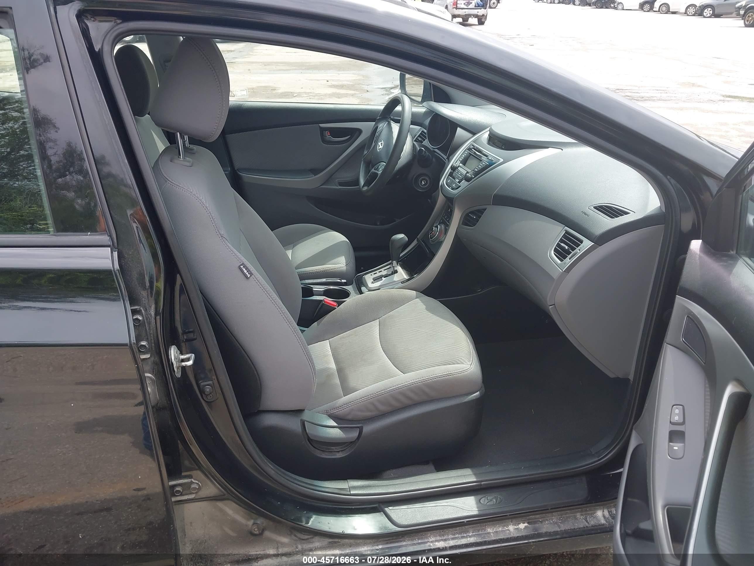 2013 Hyundai Elantra Gls Black vin: 5NPDH4AE6DH426845