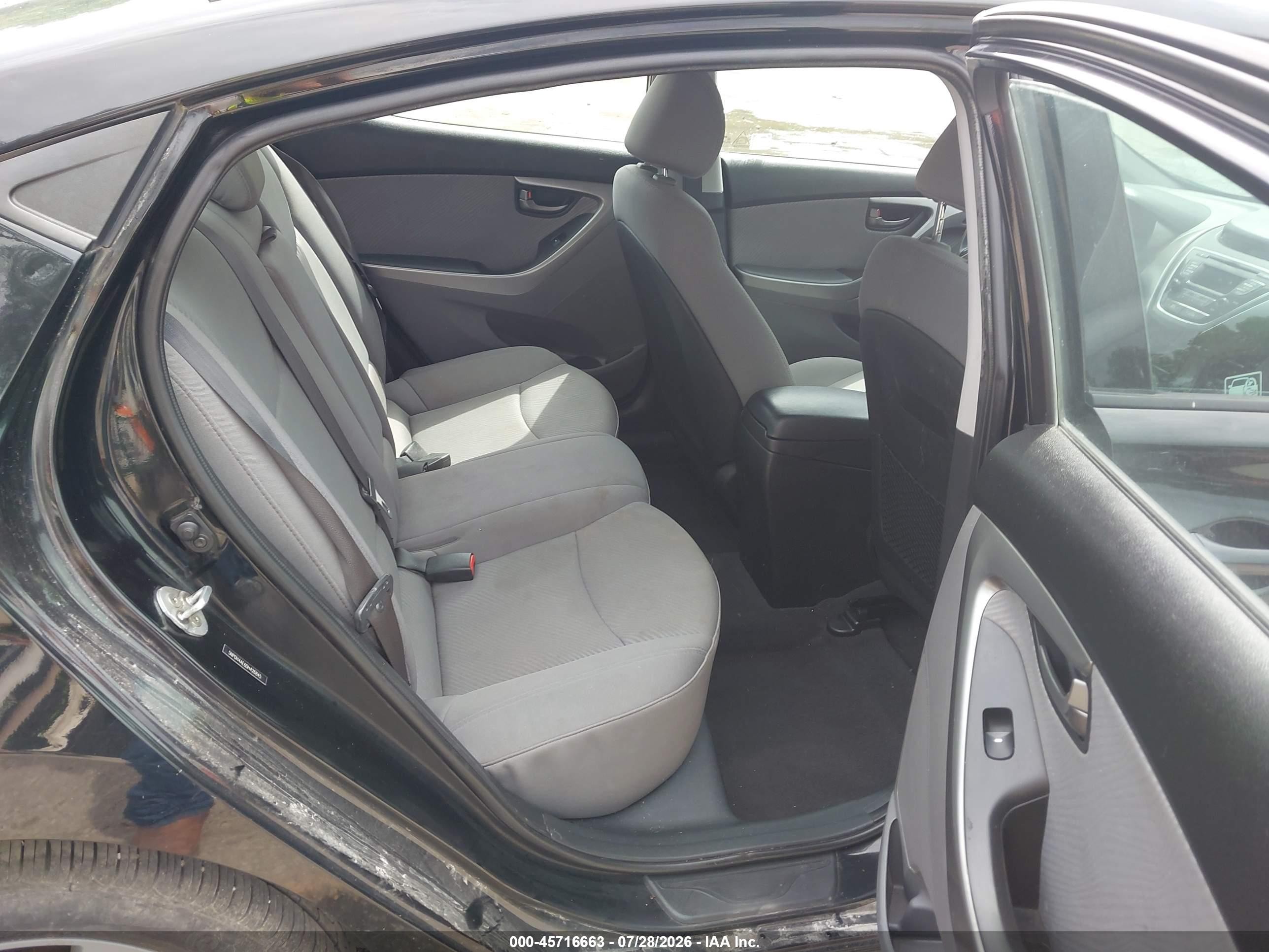 2013 Hyundai Elantra Gls Black vin: 5NPDH4AE6DH426845