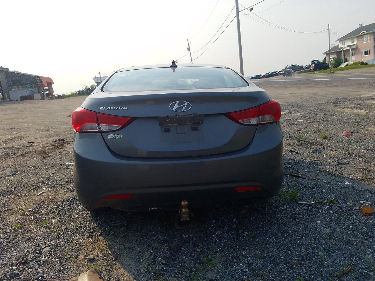 2013 Hyundai Elantra Gl Charcoal vin: 5NPDH4AE6DH428501