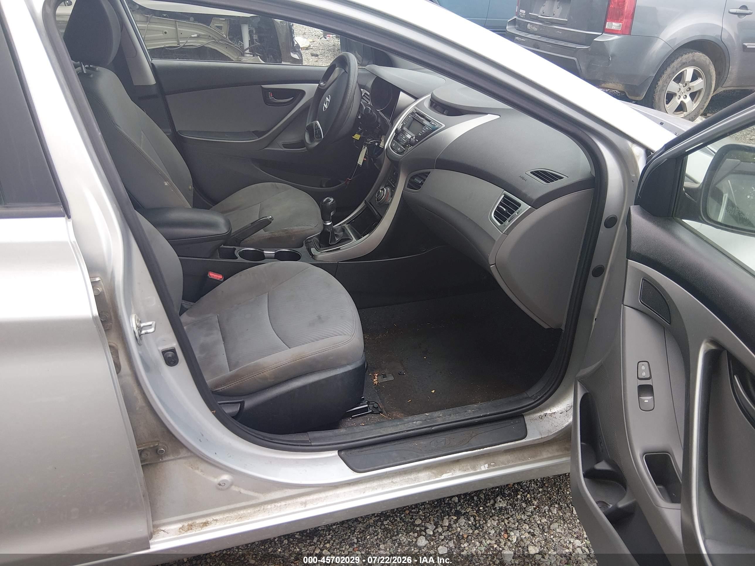 2013 Hyundai Elantra Gls Silver vin: 5NPDH4AE6DH431608