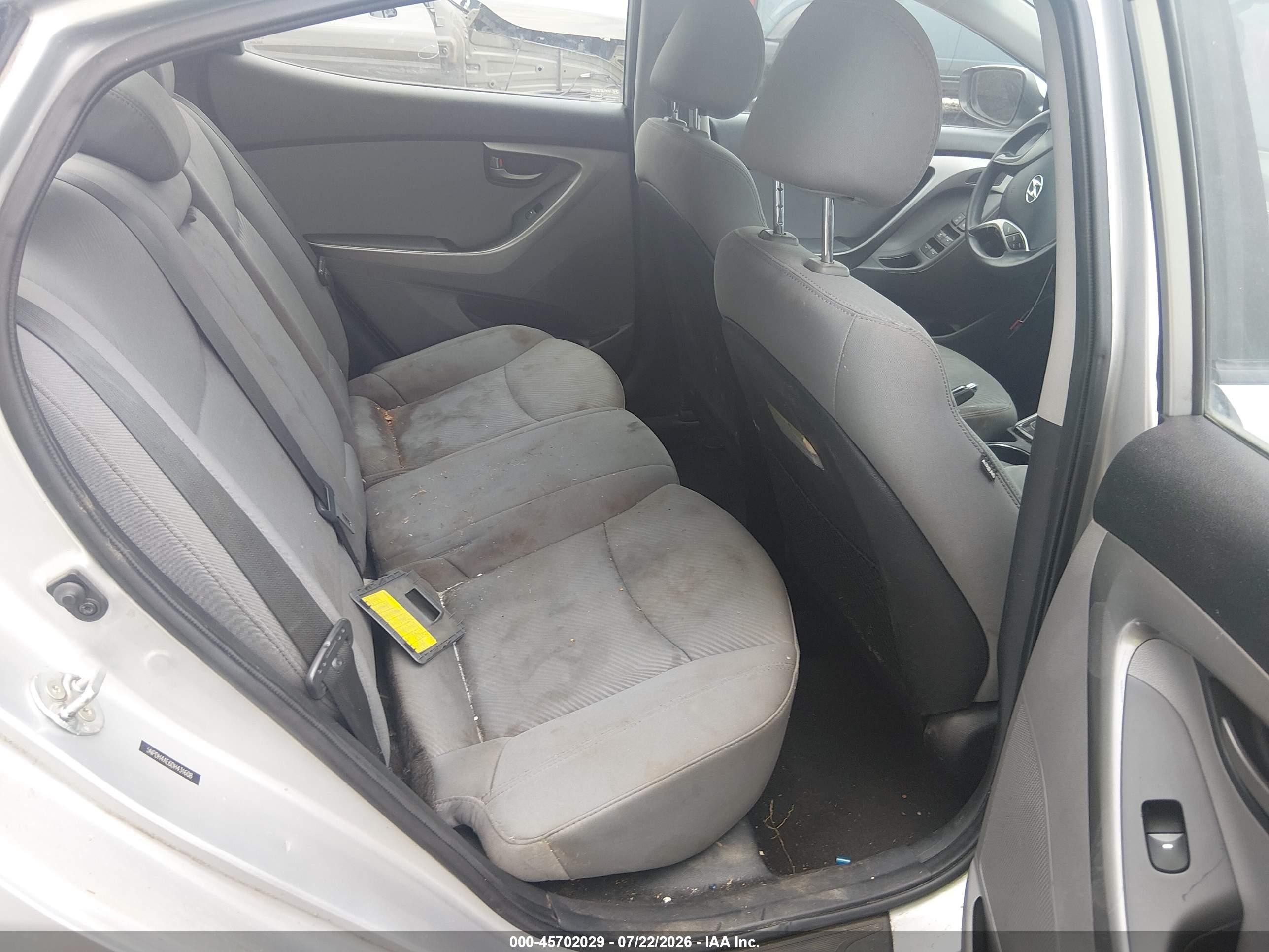 2013 Hyundai Elantra Gls Silver vin: 5NPDH4AE6DH431608