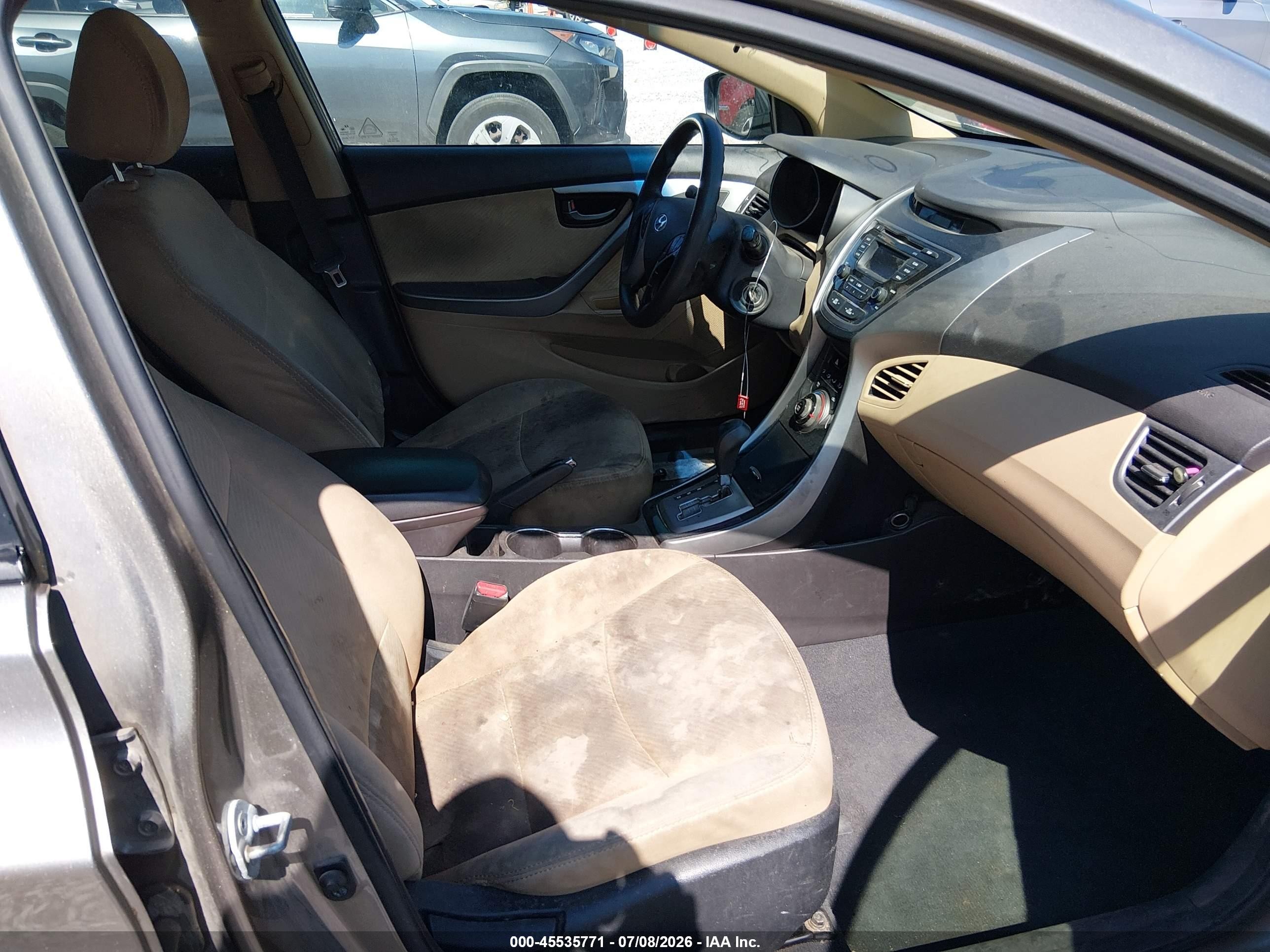 2013 Hyundai Elantra Gls Gold vin: 5NPDH4AE6DH433603