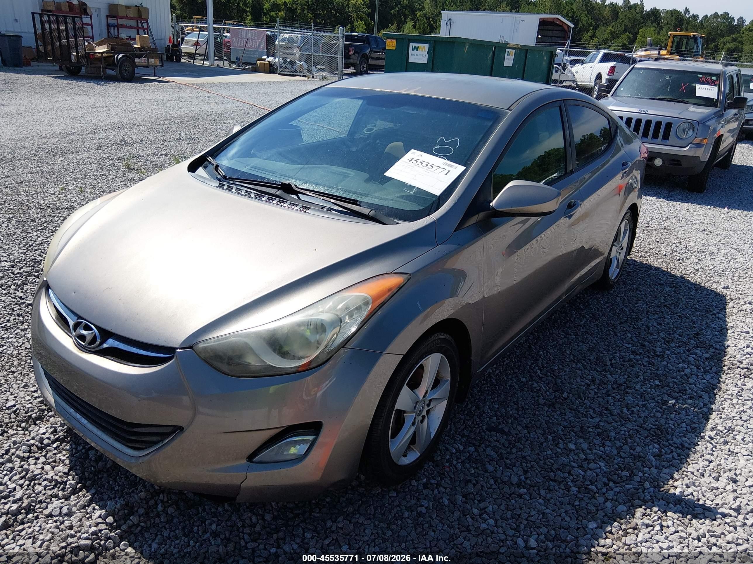 2013 Hyundai Elantra Gls Gold vin: 5NPDH4AE6DH433603
