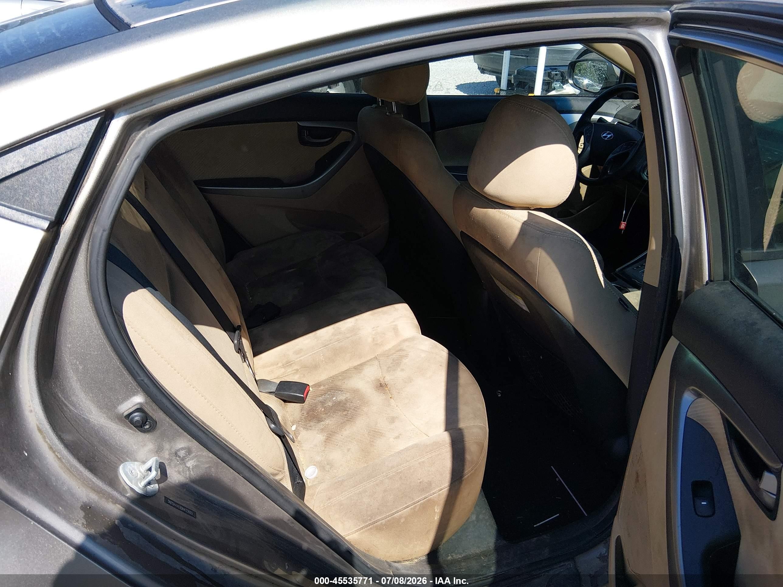 2013 Hyundai Elantra Gls Gold vin: 5NPDH4AE6DH433603