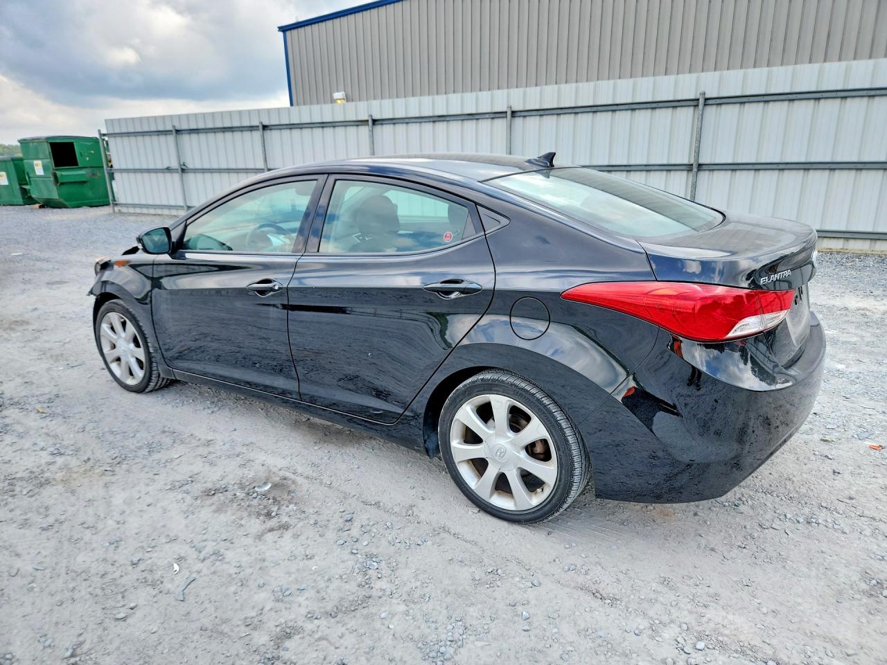 2013 Hyundai Elantra Gls Black vin: 5NPDH4AE6DH443970