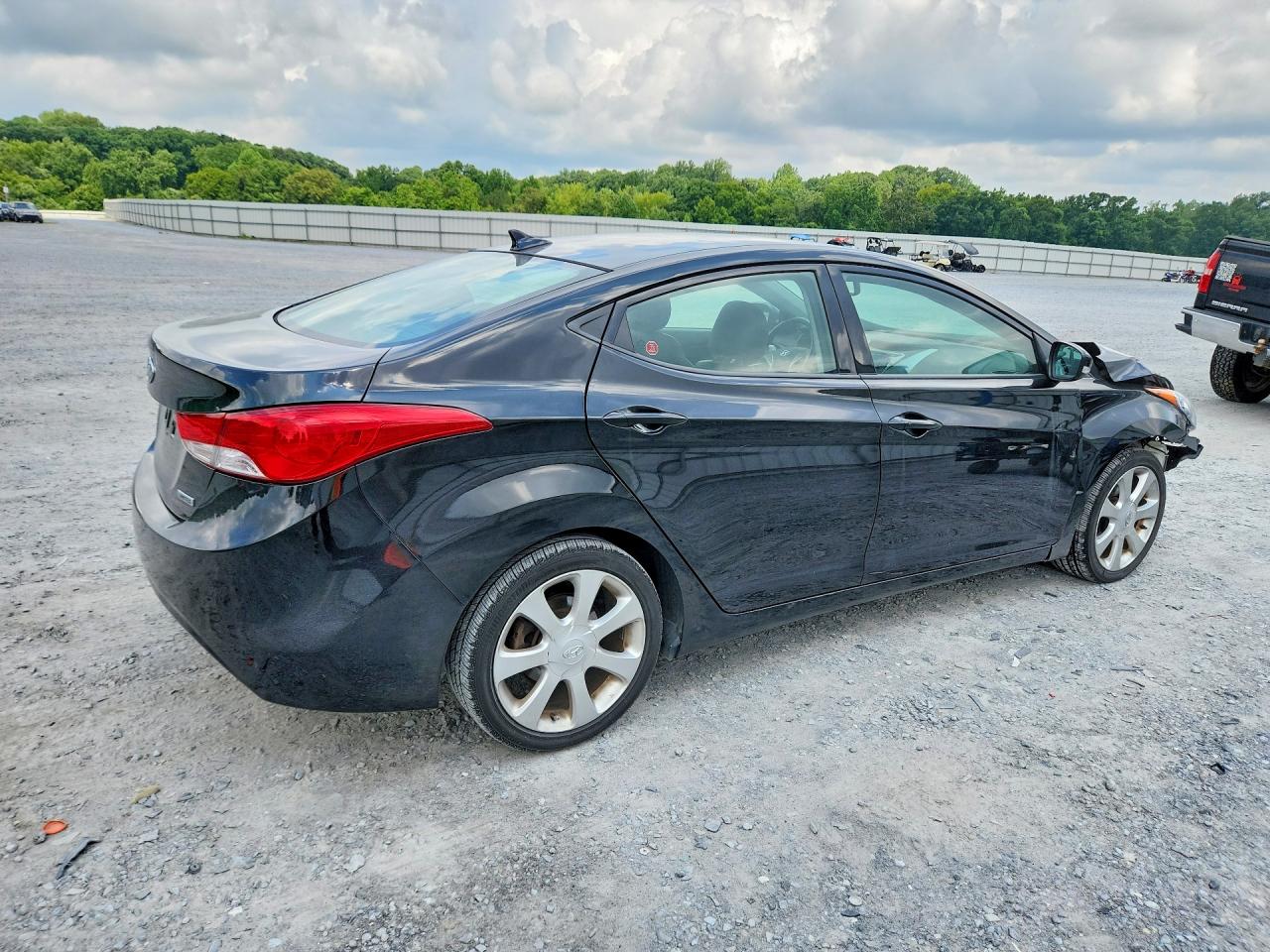 2013 Hyundai Elantra Gls Black vin: 5NPDH4AE6DH443970