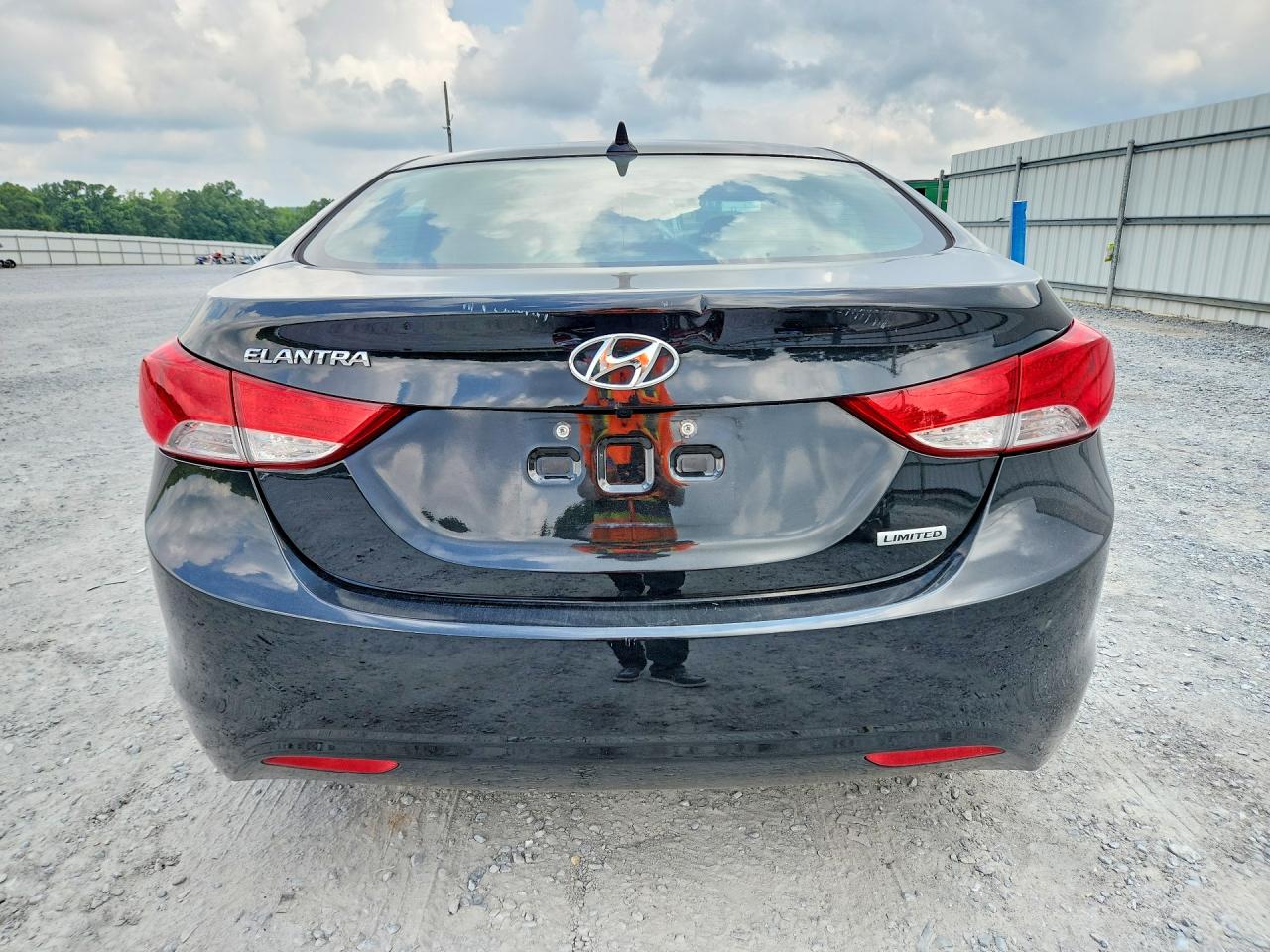 2013 Hyundai Elantra Gls Black vin: 5NPDH4AE6DH443970