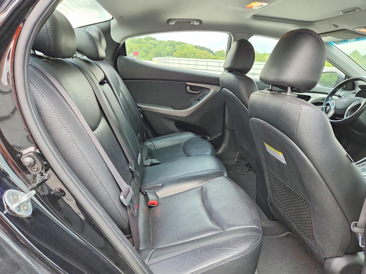 2013 Hyundai Elantra Gls Black vin: 5NPDH4AE6DH443970