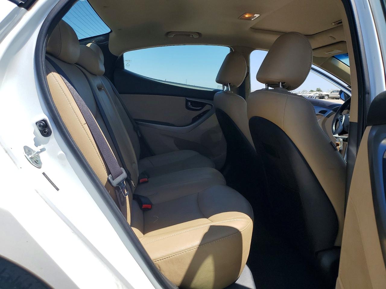 2013 Hyundai Elantra Limited White vin: 5NPDH4AE6DH452166