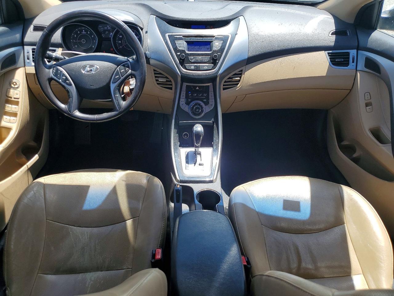 2013 Hyundai Elantra Limited White vin: 5NPDH4AE6DH452166