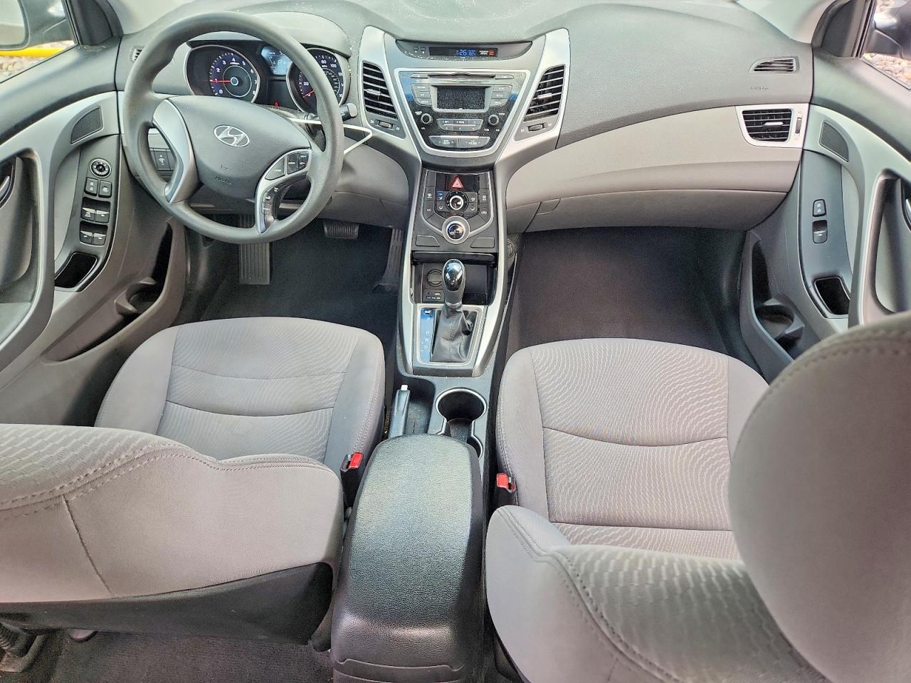 2014 Hyundai Elantra Se Gray vin: 5NPDH4AE6EH462729