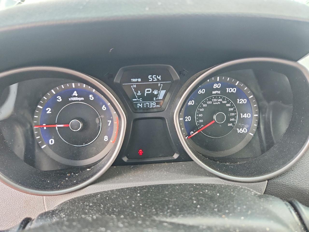 2014 Hyundai Elantra Se Gray vin: 5NPDH4AE6EH462729